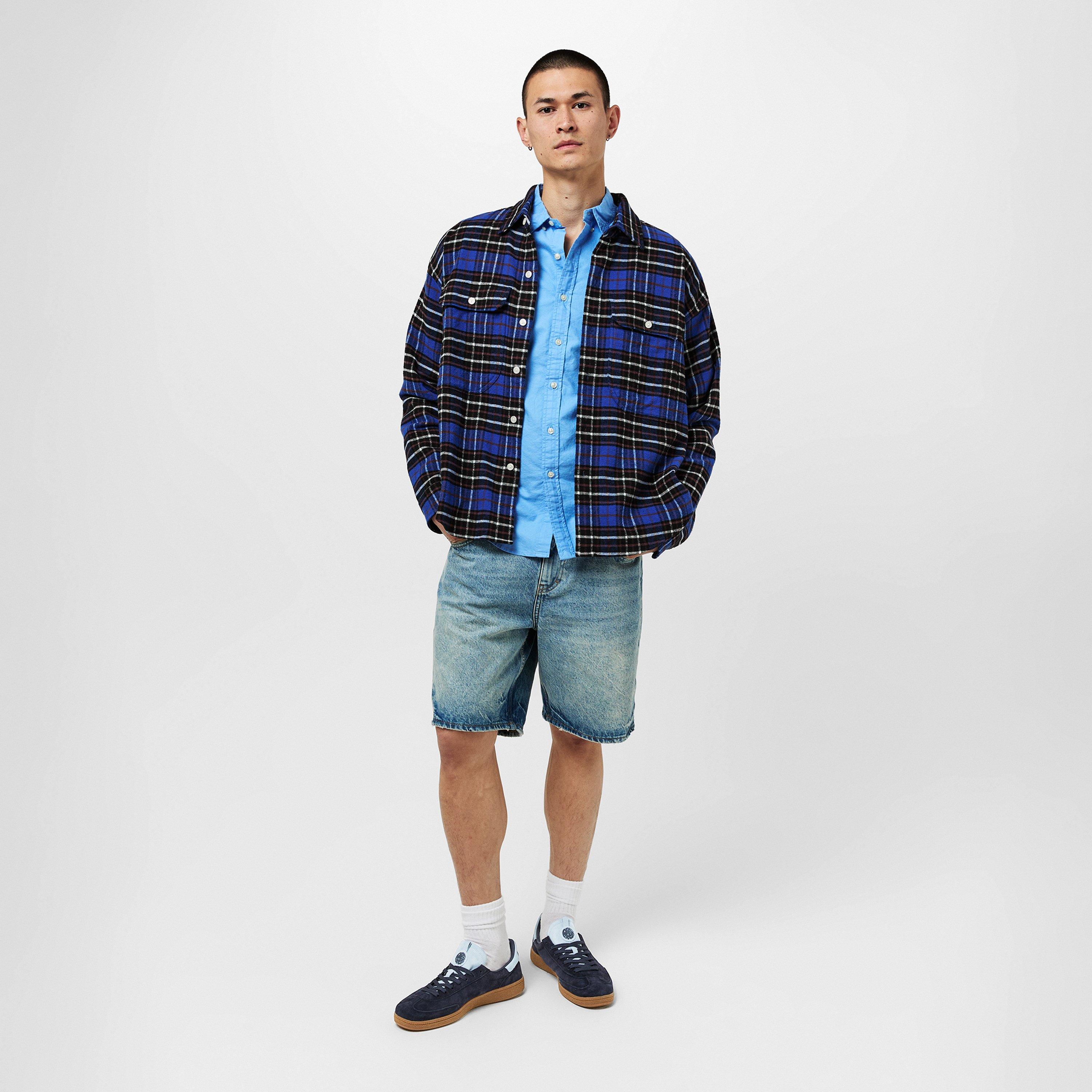 Navy/Sky - Pretty Green - PG Ramblas Low-Top Trainers - 6