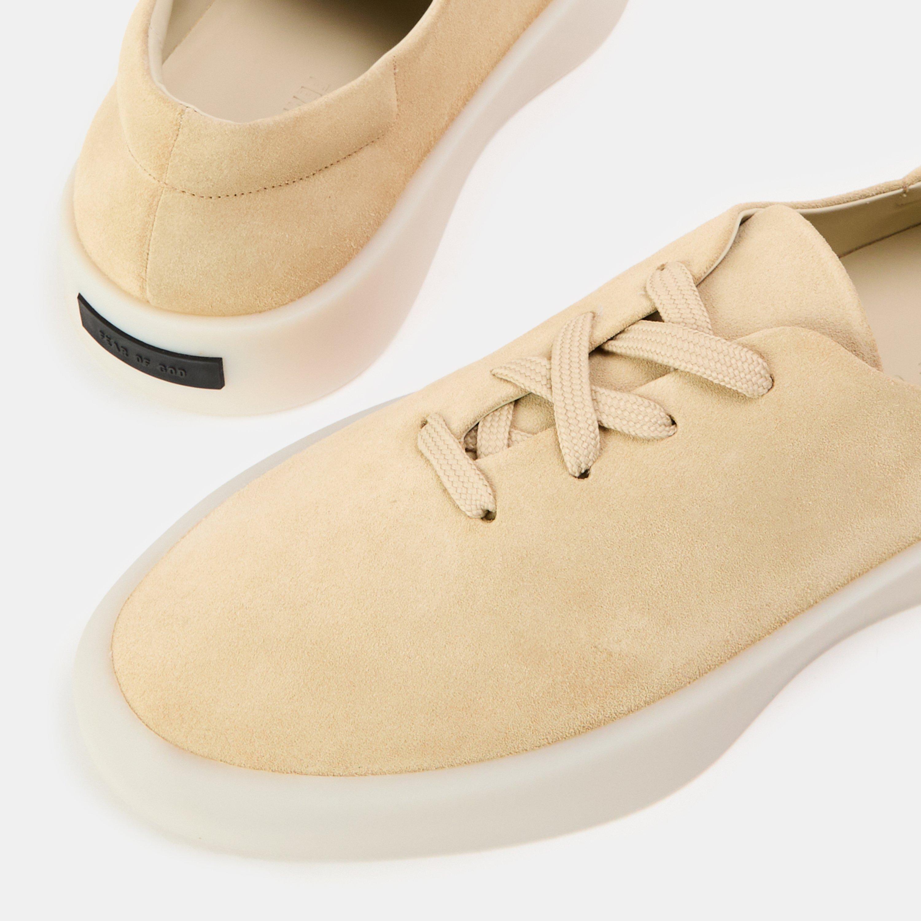 Oat - Fear Of God - Men's Suede Low-Top Trainers - 4
