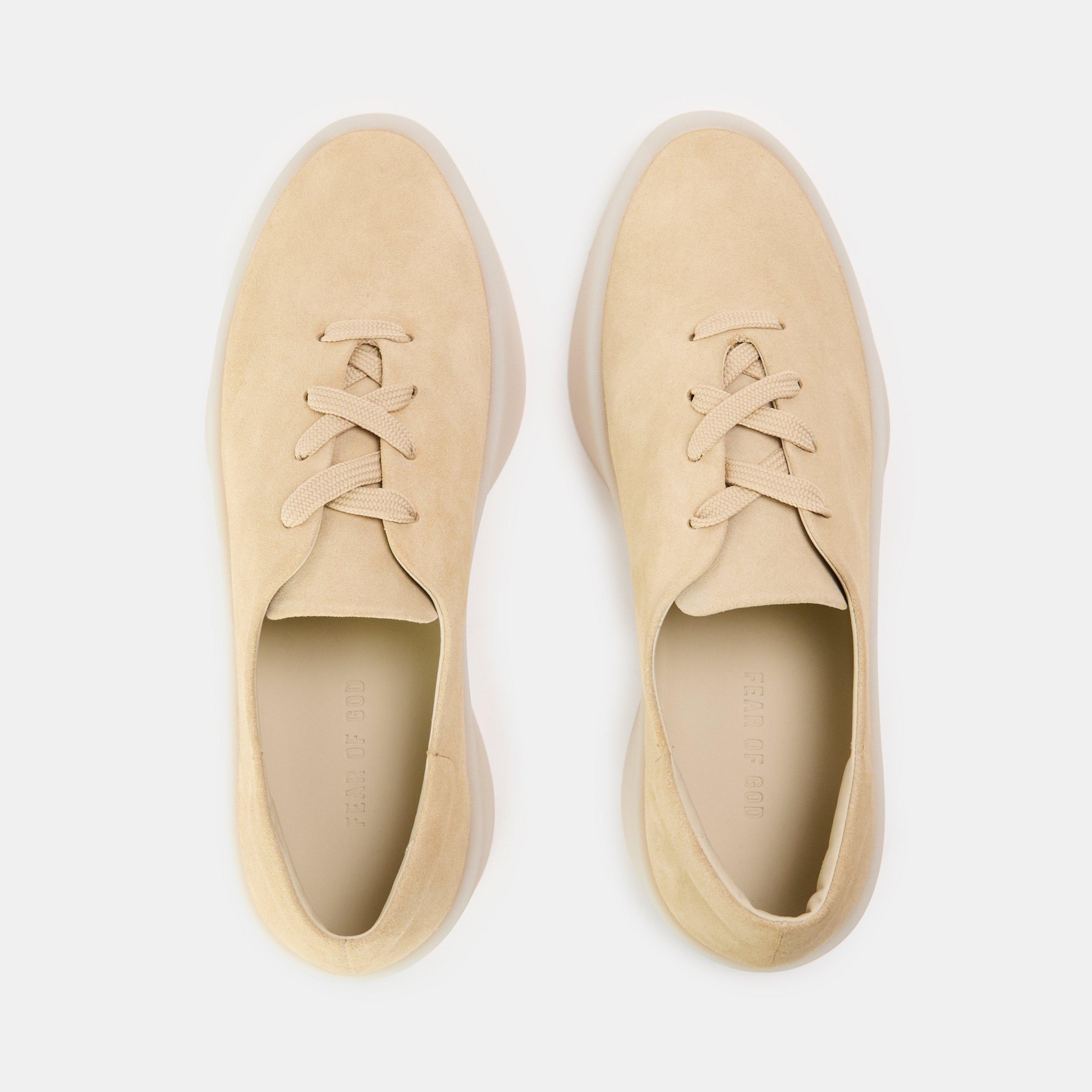 Oat - Fear Of God - Men's Suede Low-Top Trainers - 5