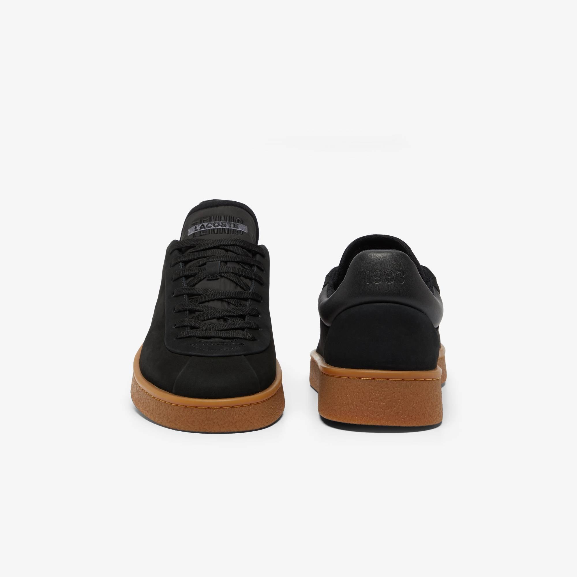 Black/Gum - Lacoste - Men's Baseshot Premium Low-Top Trainers - 2