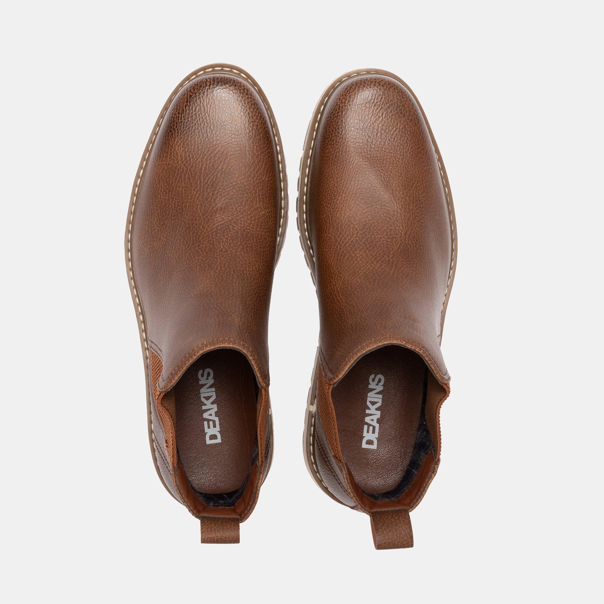 Tan - Nicholas Deakins - Men's Haigh Low-Top Trainers - 3