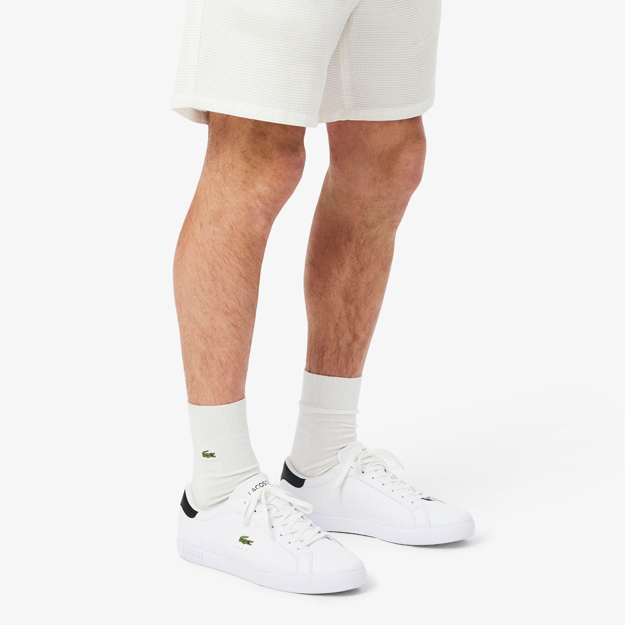 Lacoste Men's Powercourt Low-Top Trainers - White/Black 147 - 7 (40.5)