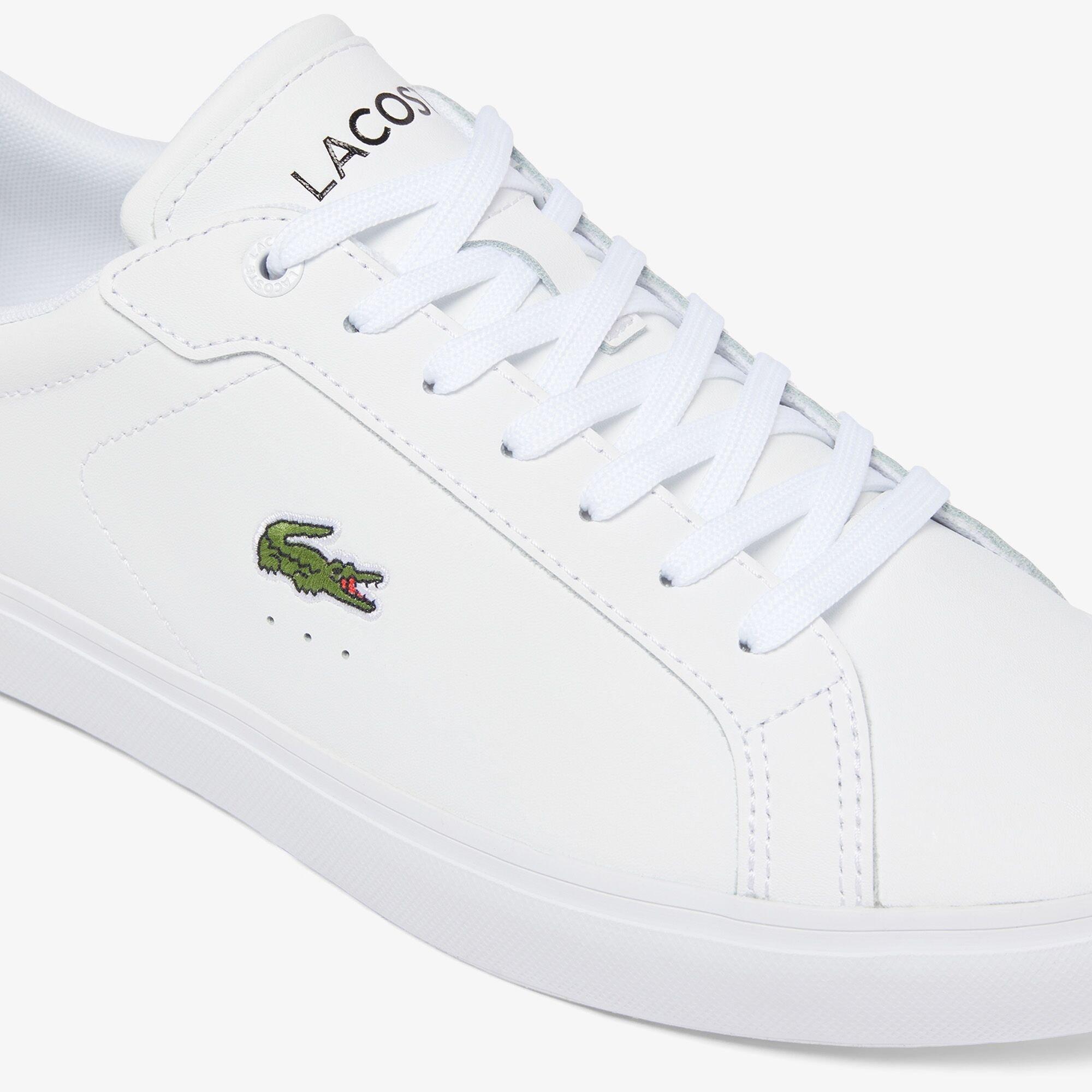Branco/Preto 147 - Lacoste - Men's PowerCourt Low-Top Trainers - 3
