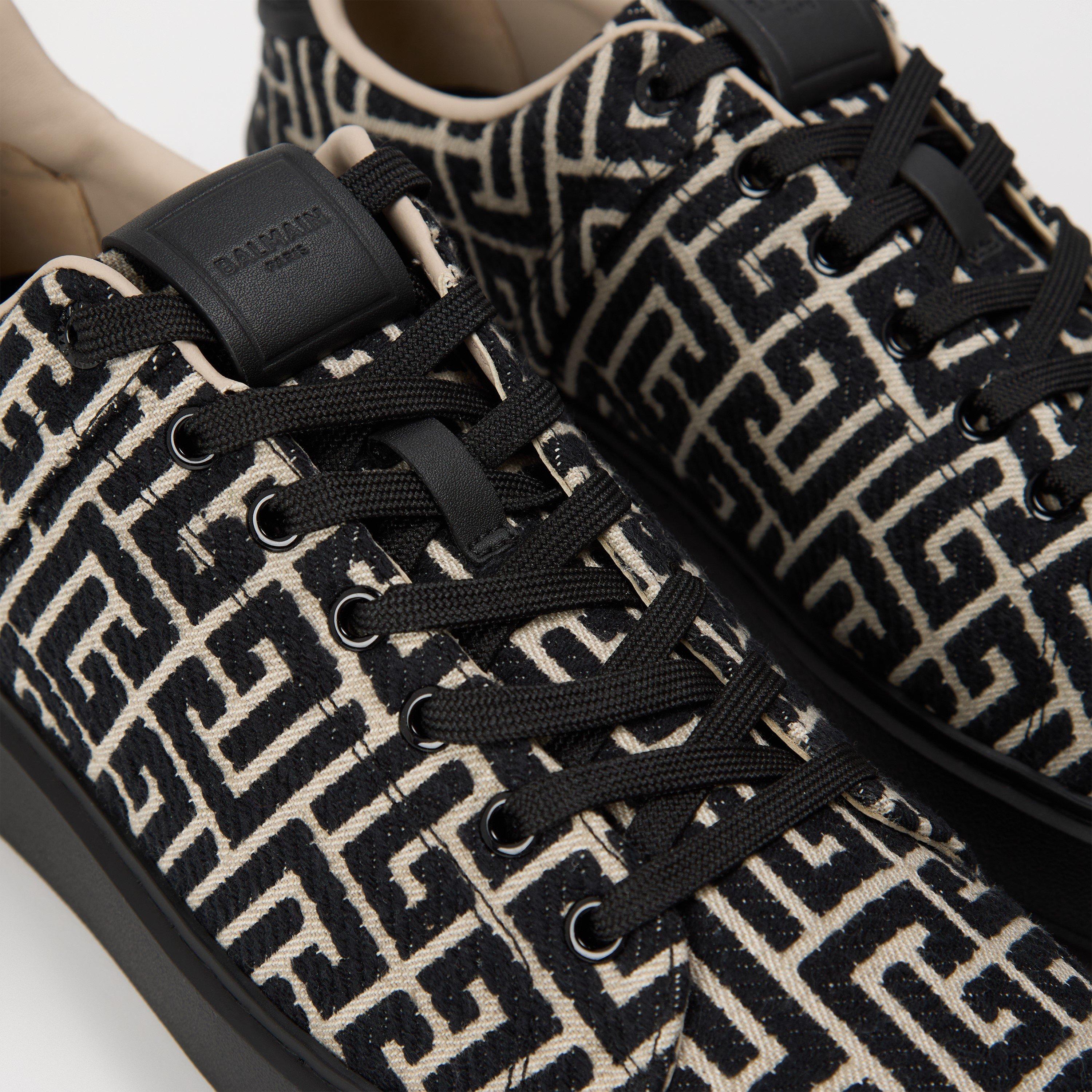 Multi - Balmain - Men's Mono Court Low-Top Trainers - 4