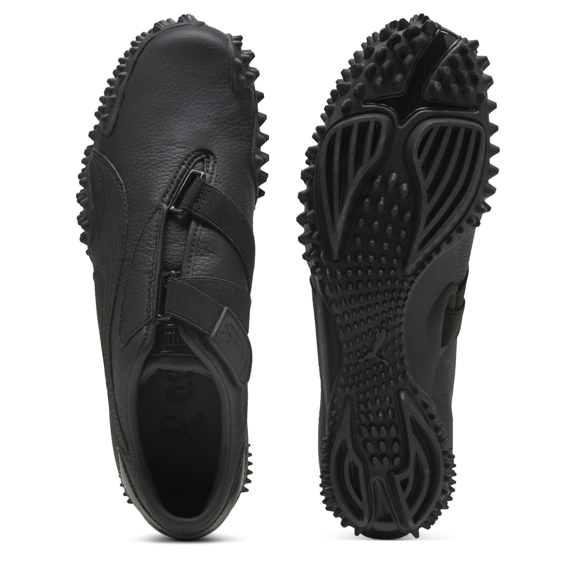 Black/Black - Puma - Men's Mostro Leather Low-Top Trainers - 4