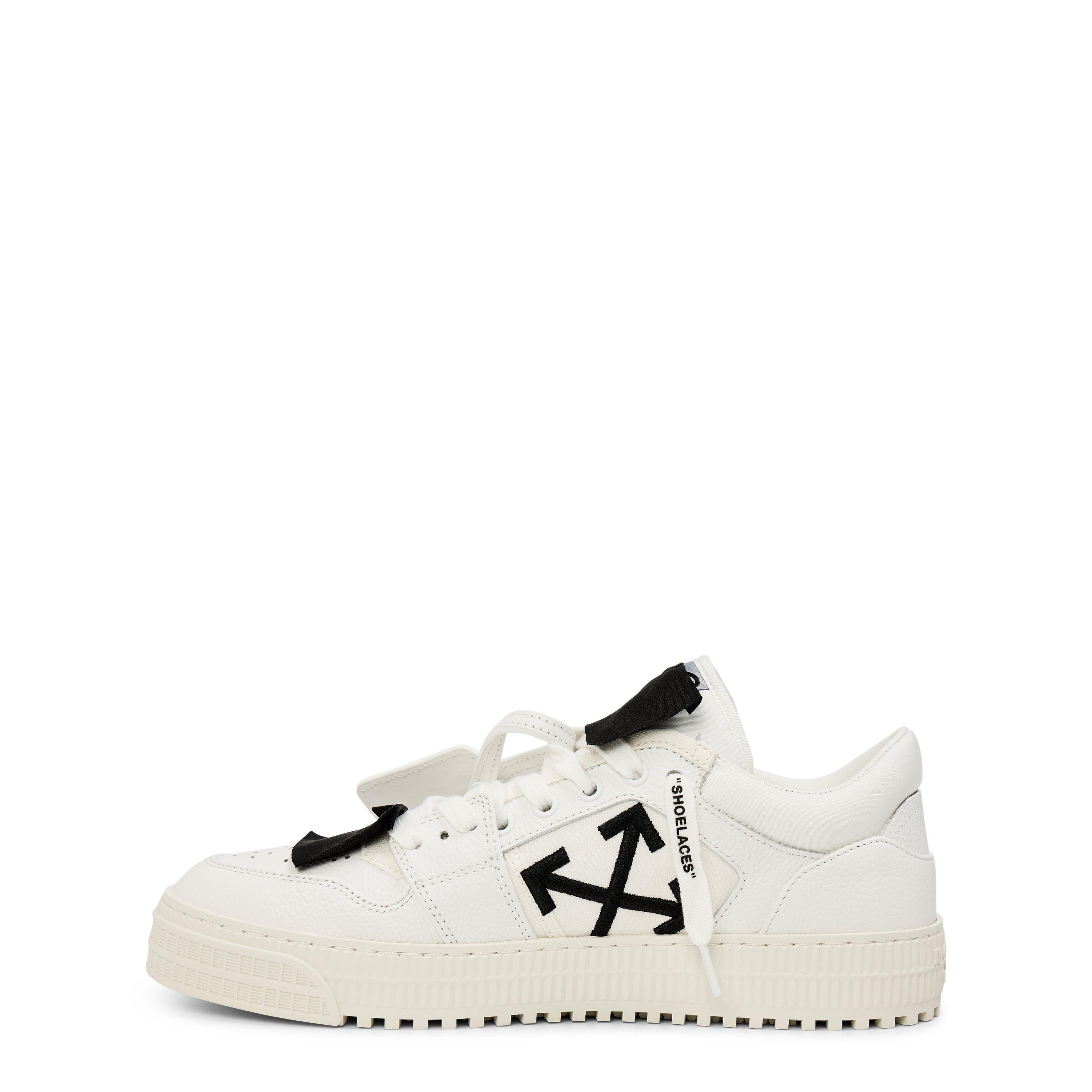 White - Off White - Men's 3.0 Court Low Eye-catching Silhouette Trainers - 3