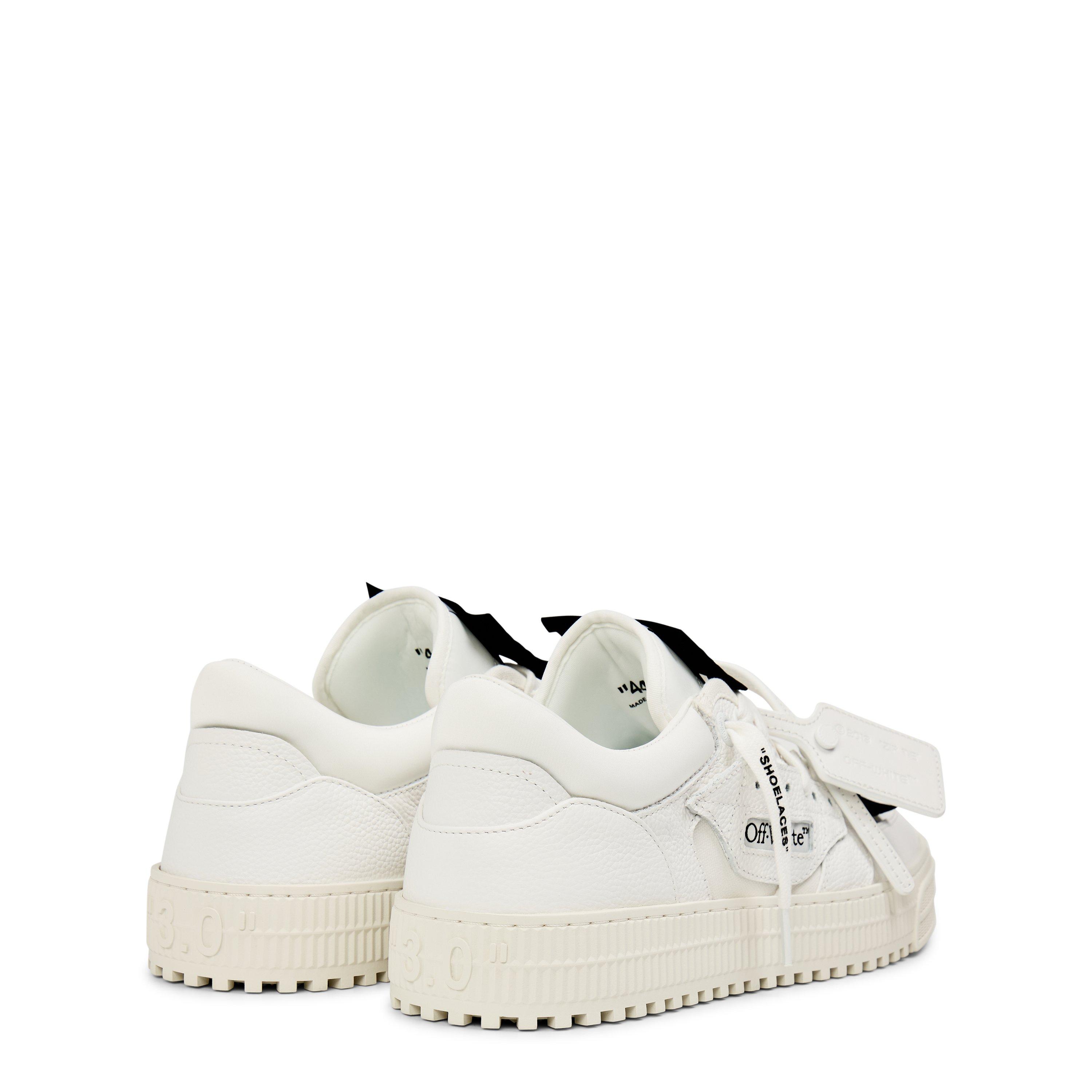 White - Off White - Men's 3.0 Court Low Eye-catching Silhouette Trainers - 5