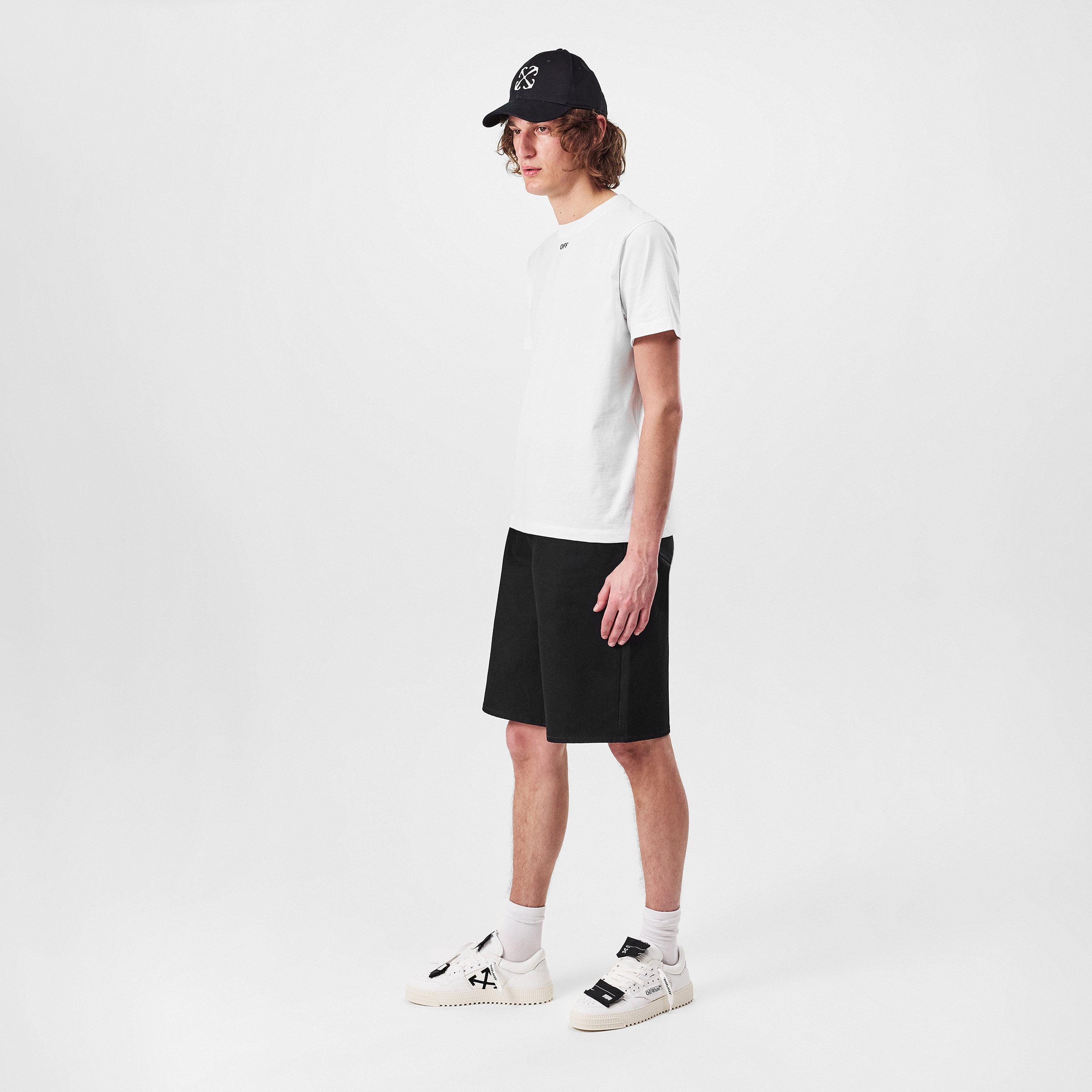 White - Off White - Men's 3.0 Court Low Eye-catching Silhouette Trainers - 6