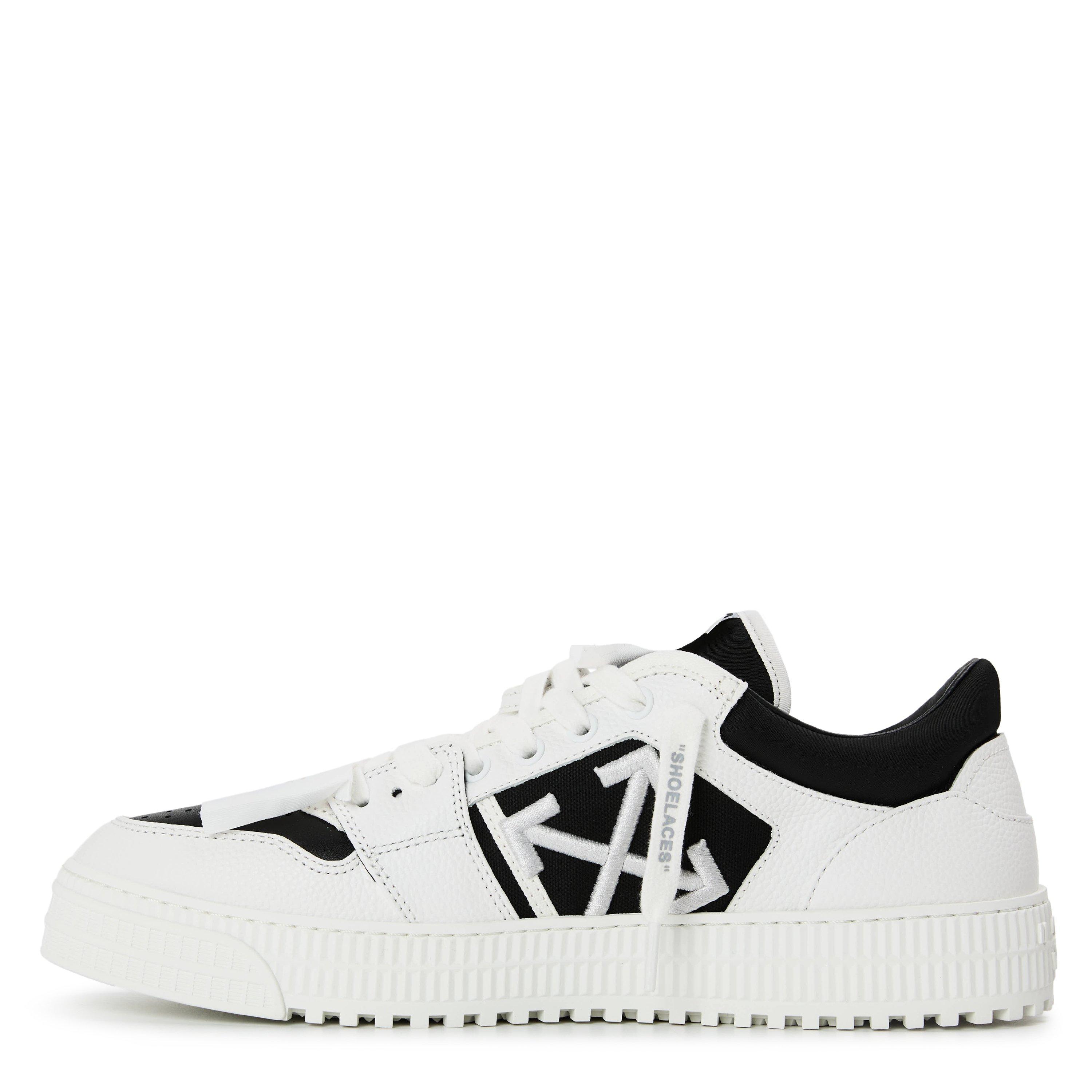 White/Black - Off White - Men's 3.0 Court Low Eye-catching Silhouette Trainers - 2