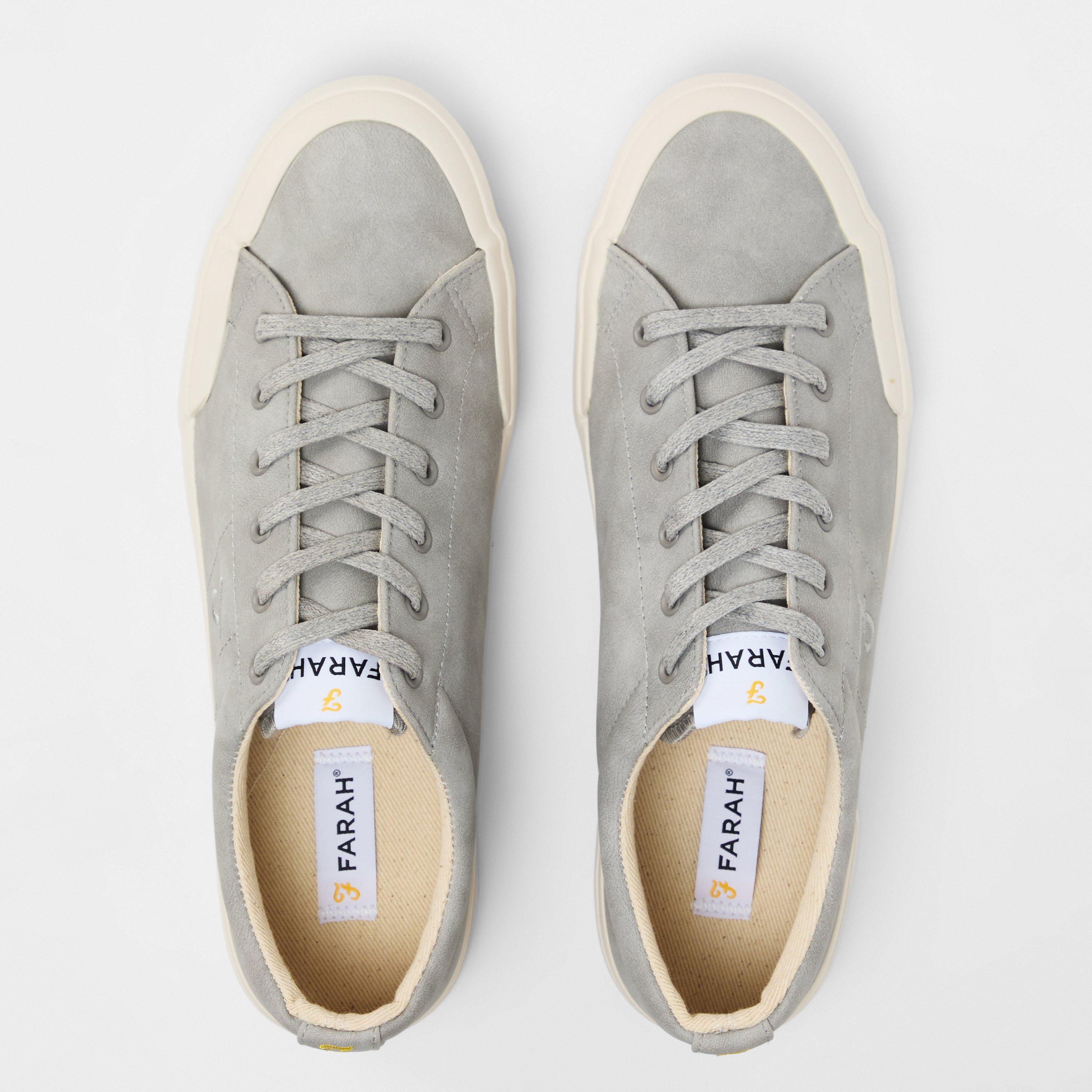 Grey - Farah - Men's Dallas Vulcanised Low-Top Trainers - 5