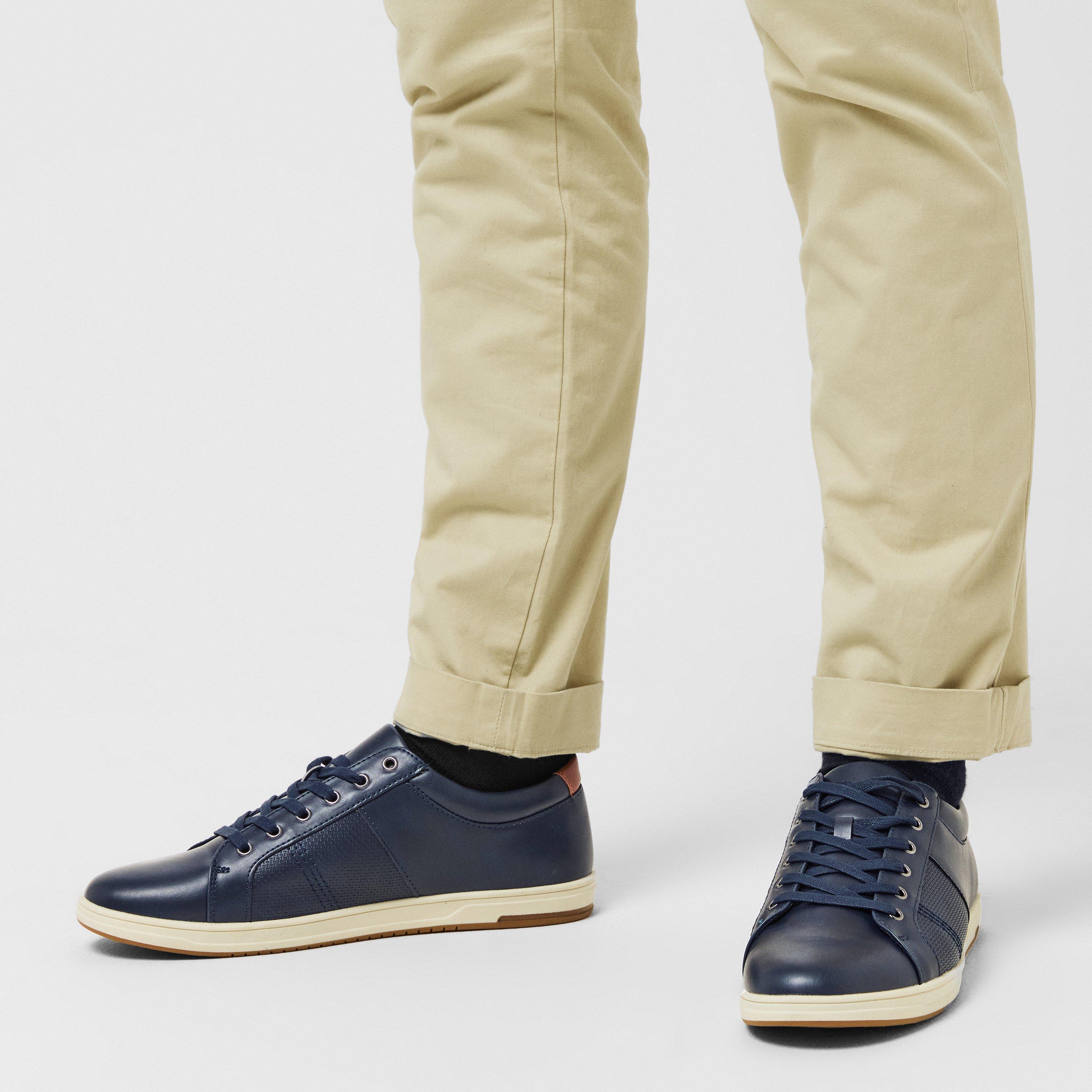 Marineblå - Dune London - Men's Tezzy Low-Top Trainers - 3