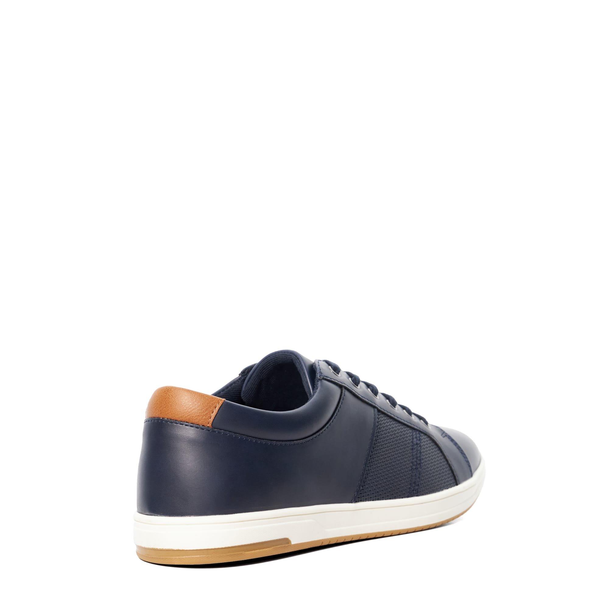 Marineblå - Dune London - Men's Tezzy Low-Top Trainers - 4