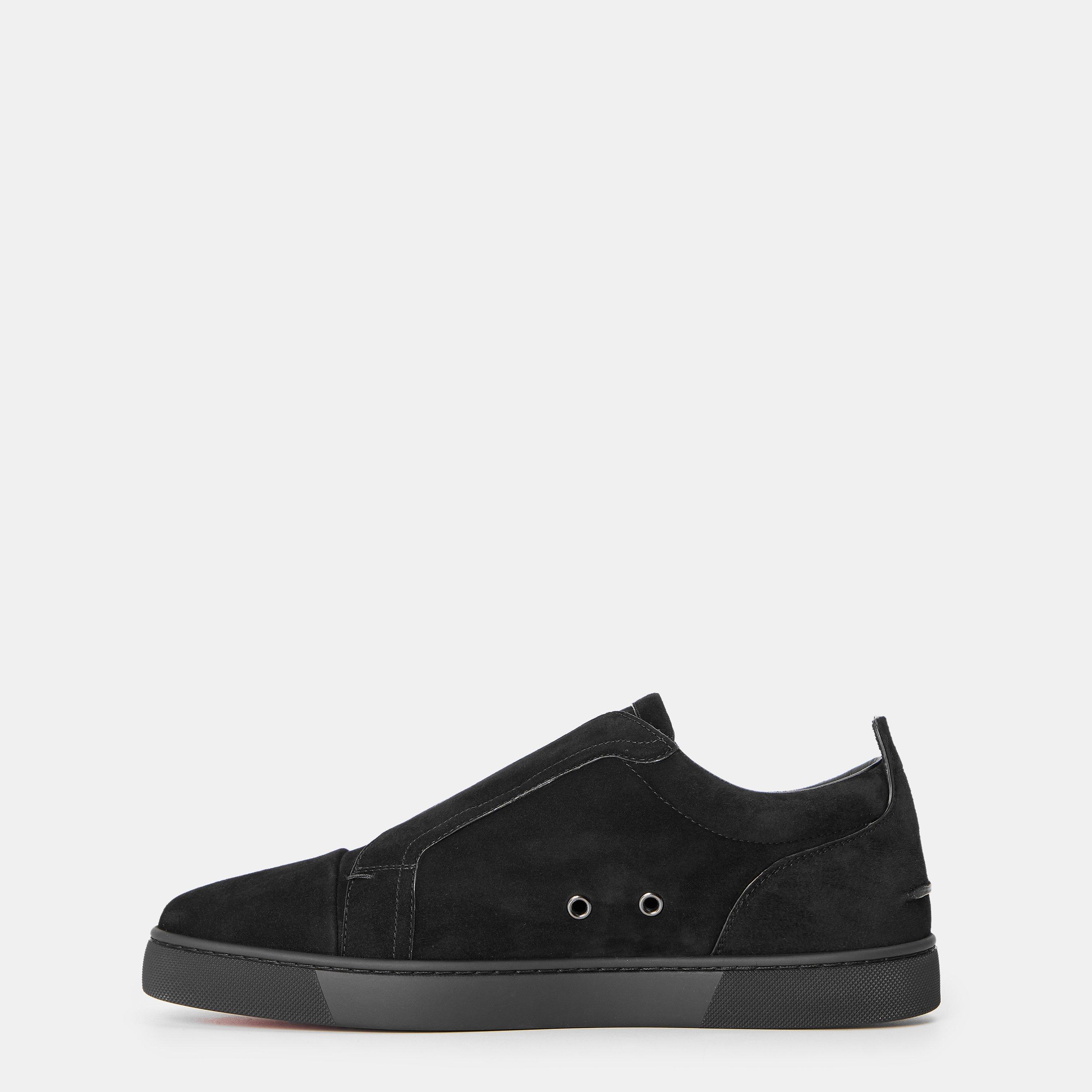 Black - Christian Louboutin - Men's Chr St Louis Low-Top Trainers - 2