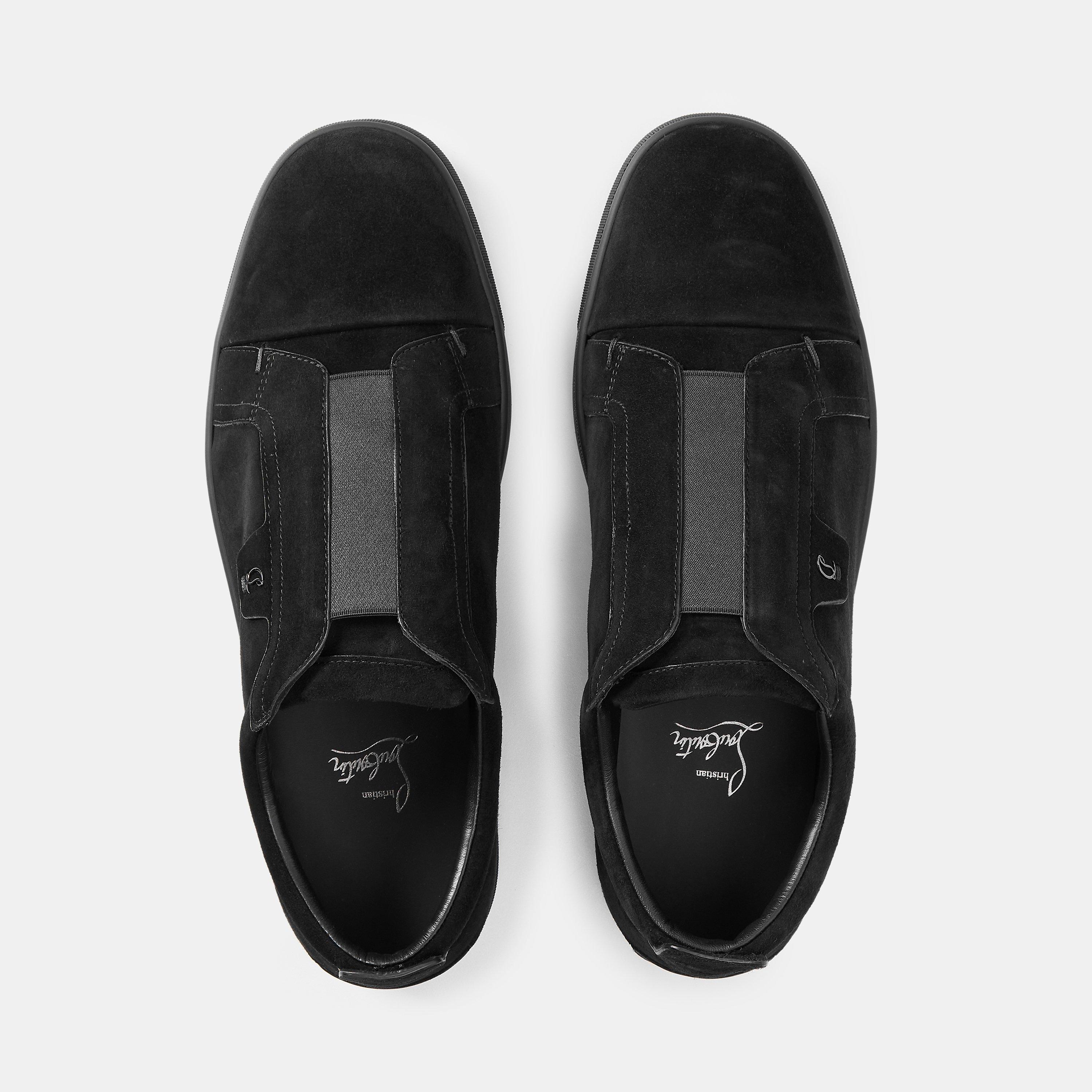 Black - Christian Louboutin - Men's Chr St Louis Low-Top Trainers - 5