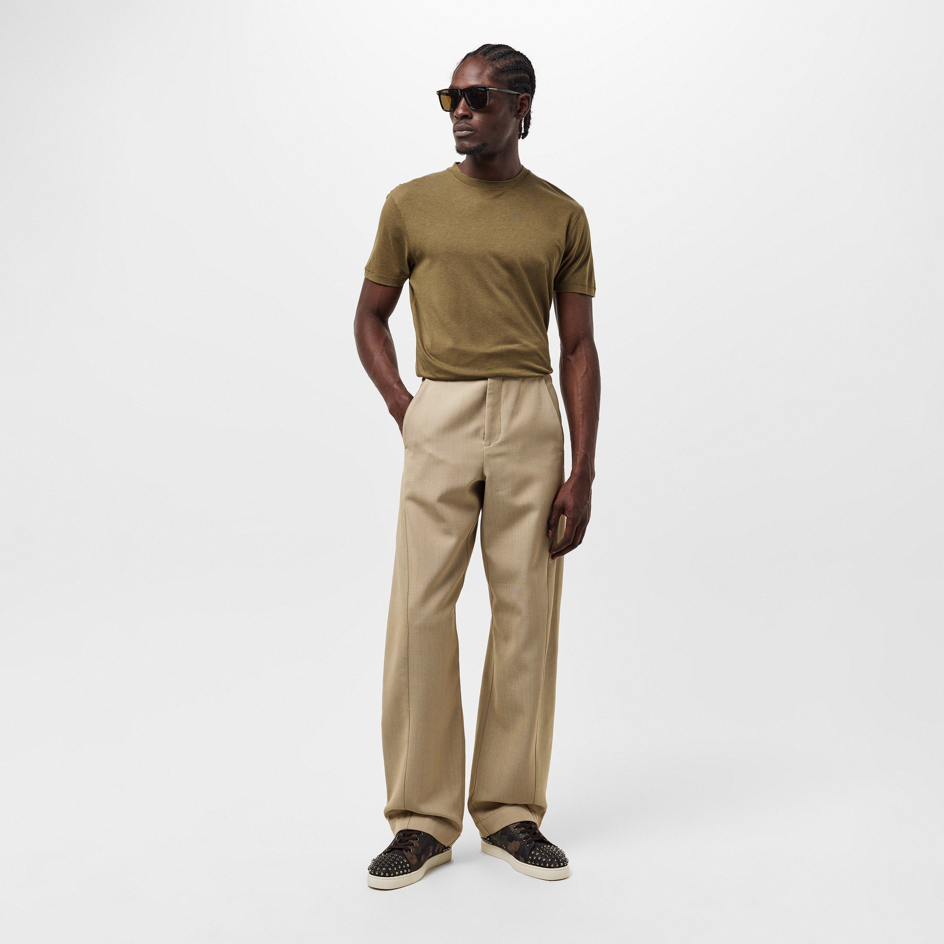 Camo Green Met - Christian Louboutin - Men's Chr Seavaste Low-Top Trainers - 6