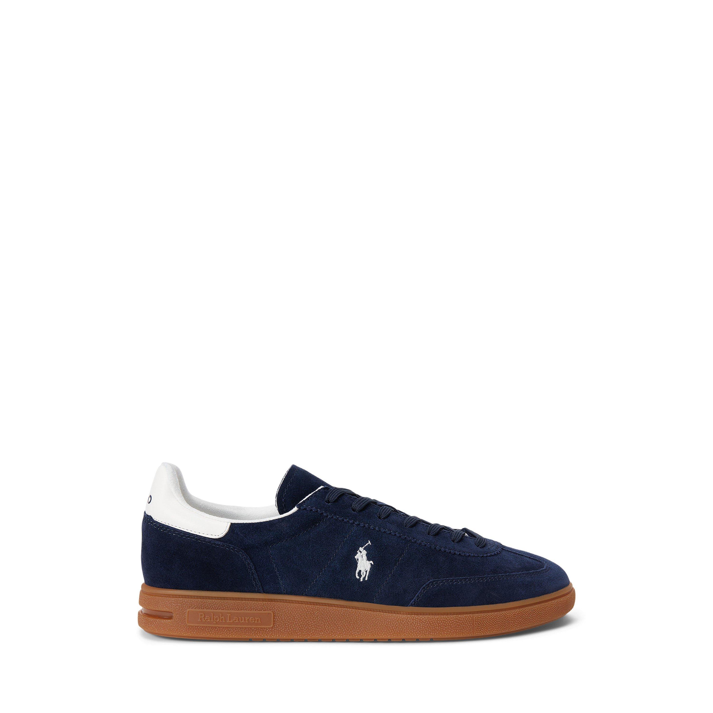 Polo Ralph Lauren Men's Blue/White/Gum Bedford Low-Top Trainers - 7 (41)