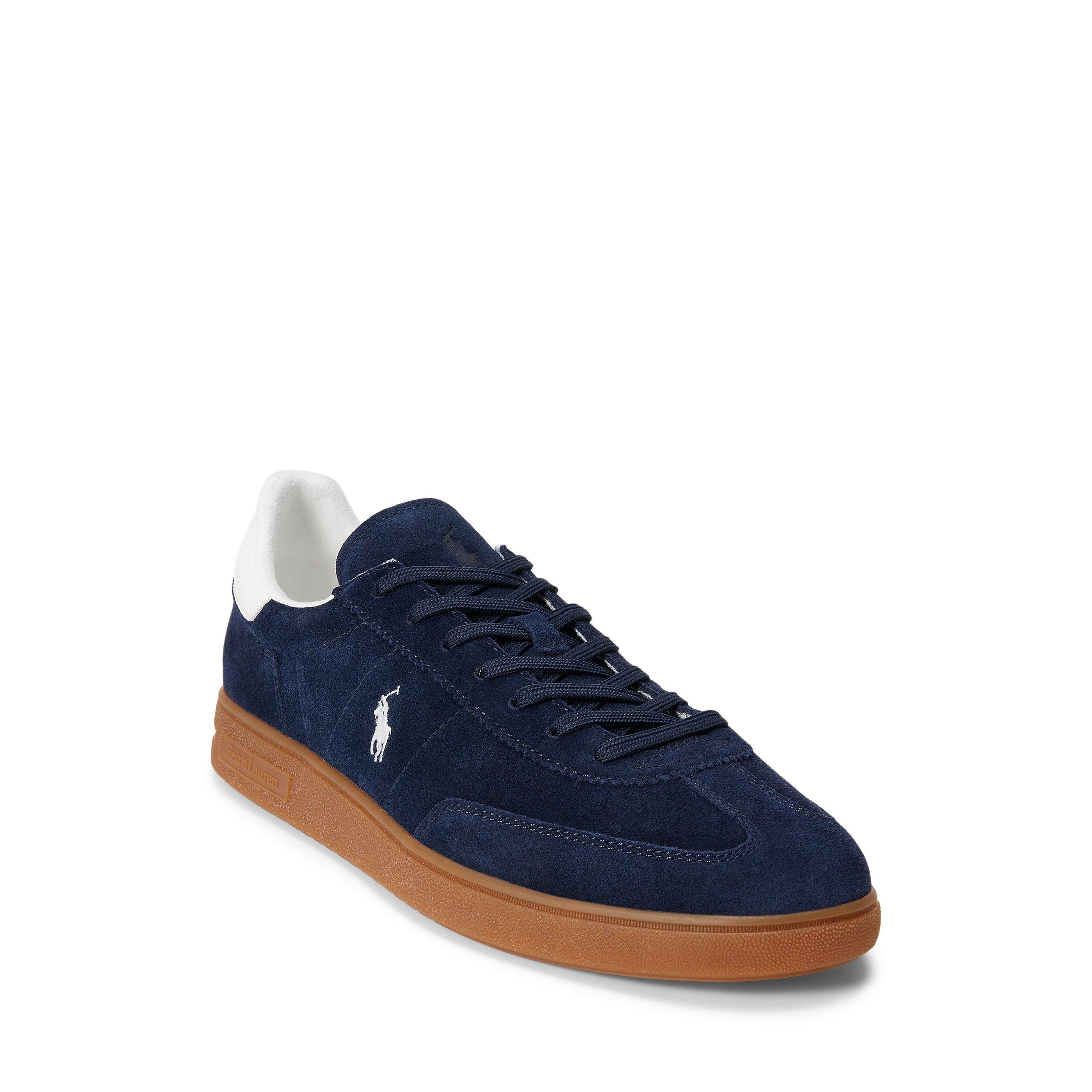 Blue/White/Gum - Polo Ralph Lauren - Men's Bedford Low-Top Trainers - 3