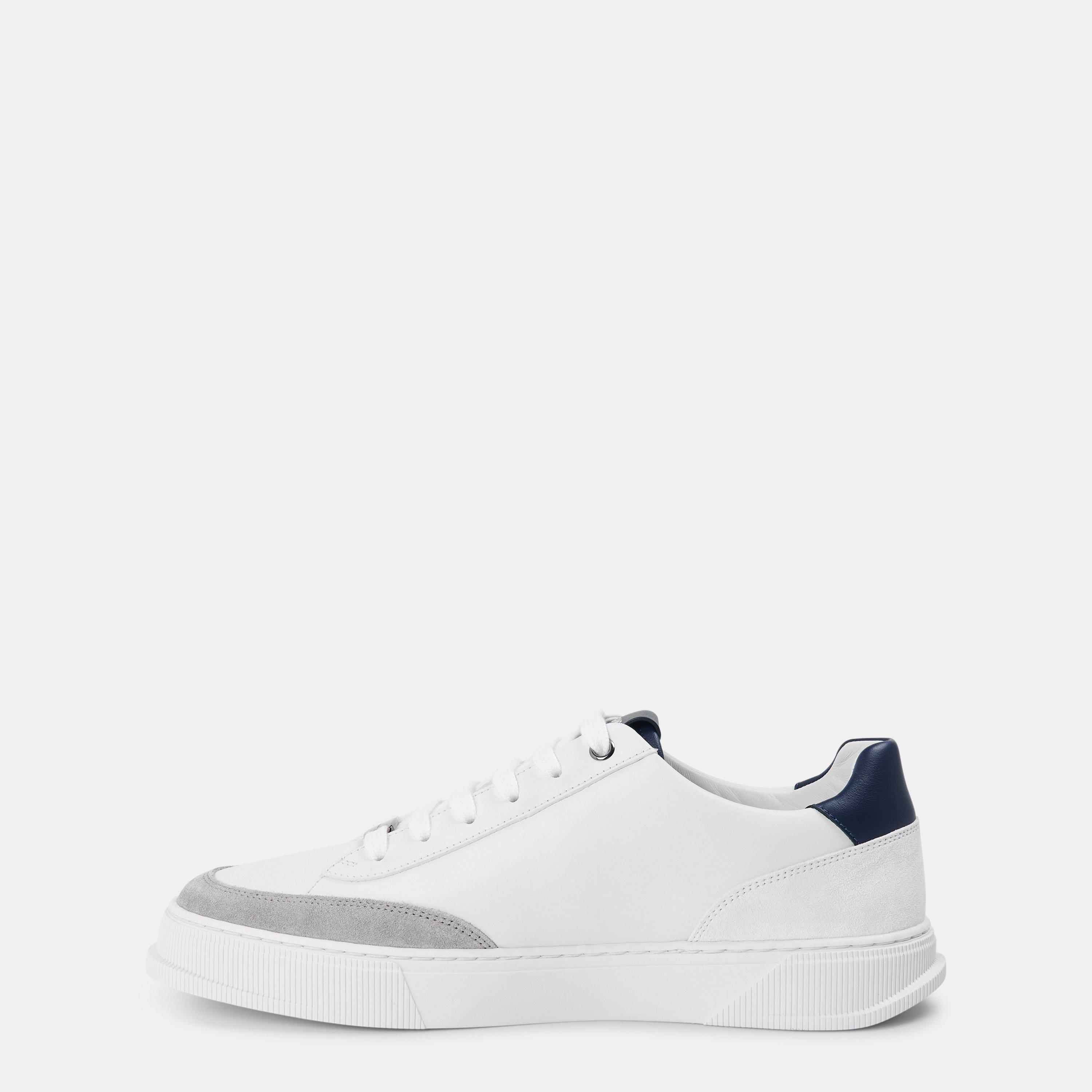 Cement - Ferragamo - Mens Alaska Low-Top Trainers - 2