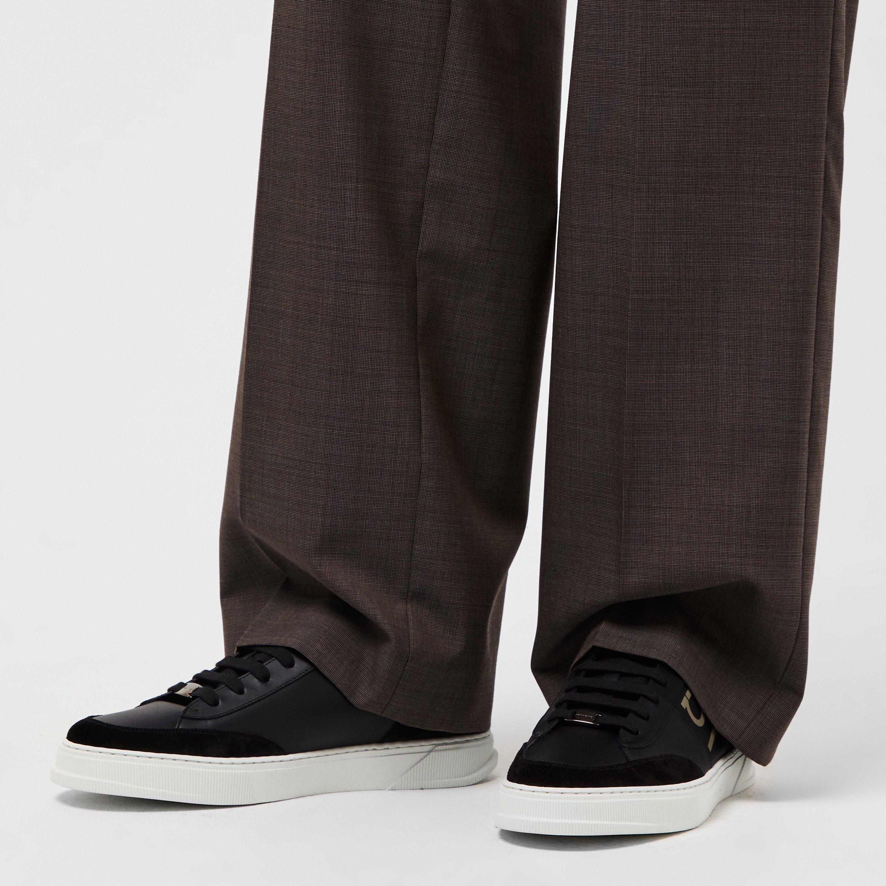 Nero - Ferragamo - Mens Alaska Low-Top Trainers - 3