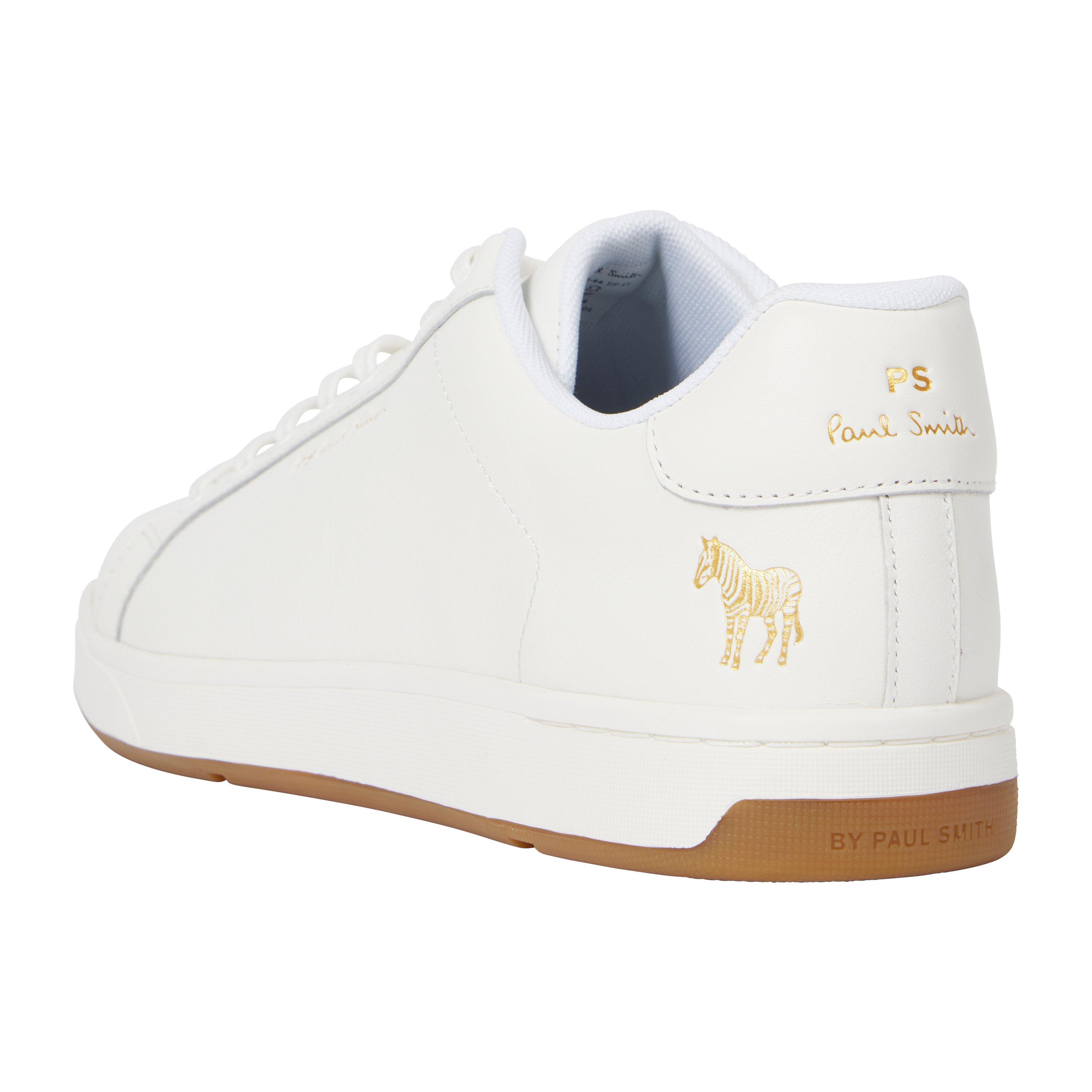White - PS Paul Smith - Albany Zebra Low Trainers - 5