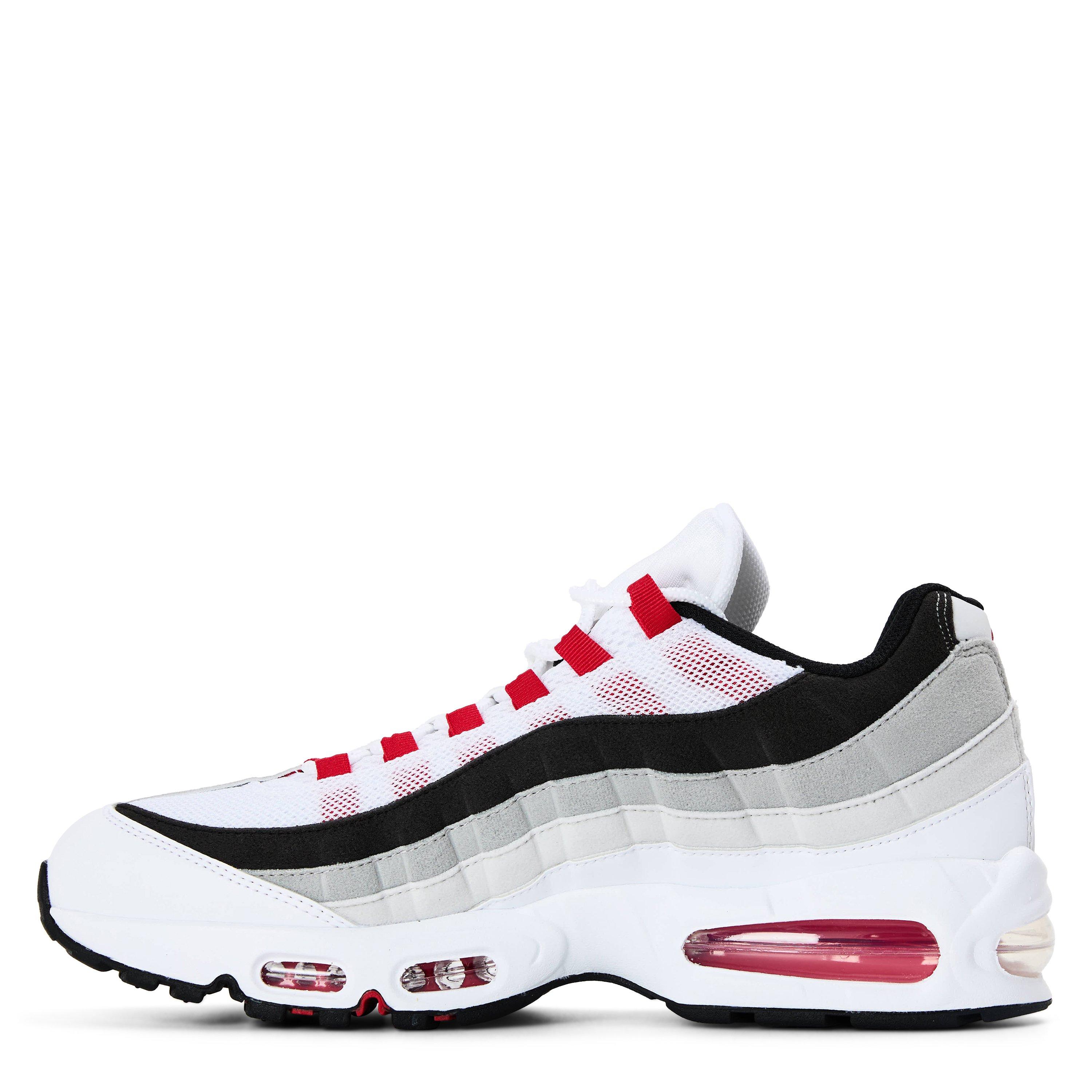 White/Comet Red - Nike - Men's Air Max 95 BB Low-Top Trainers - 2