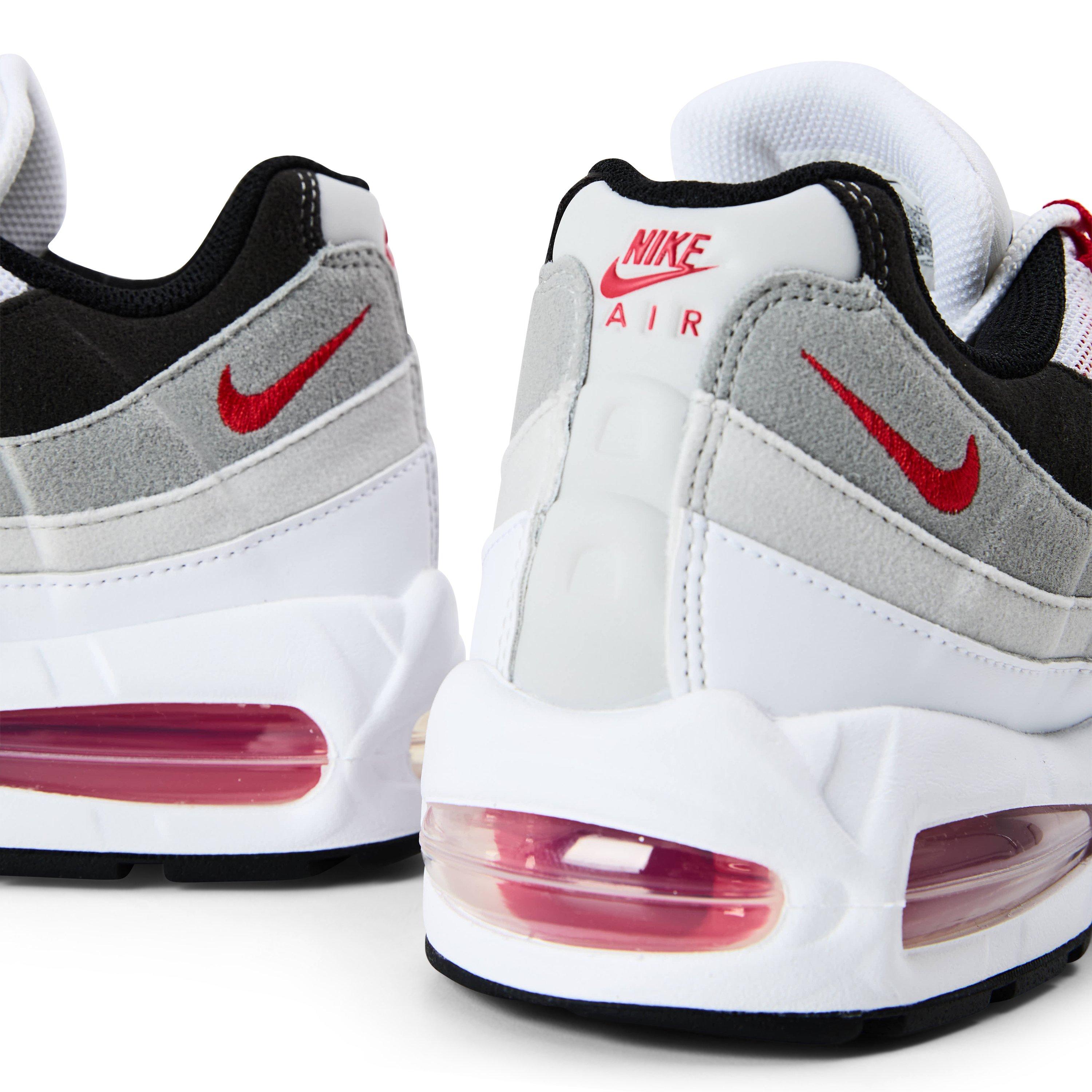 White/Comet Red - Nike - Men's Air Max 95 BB Low-Top Trainers - 3