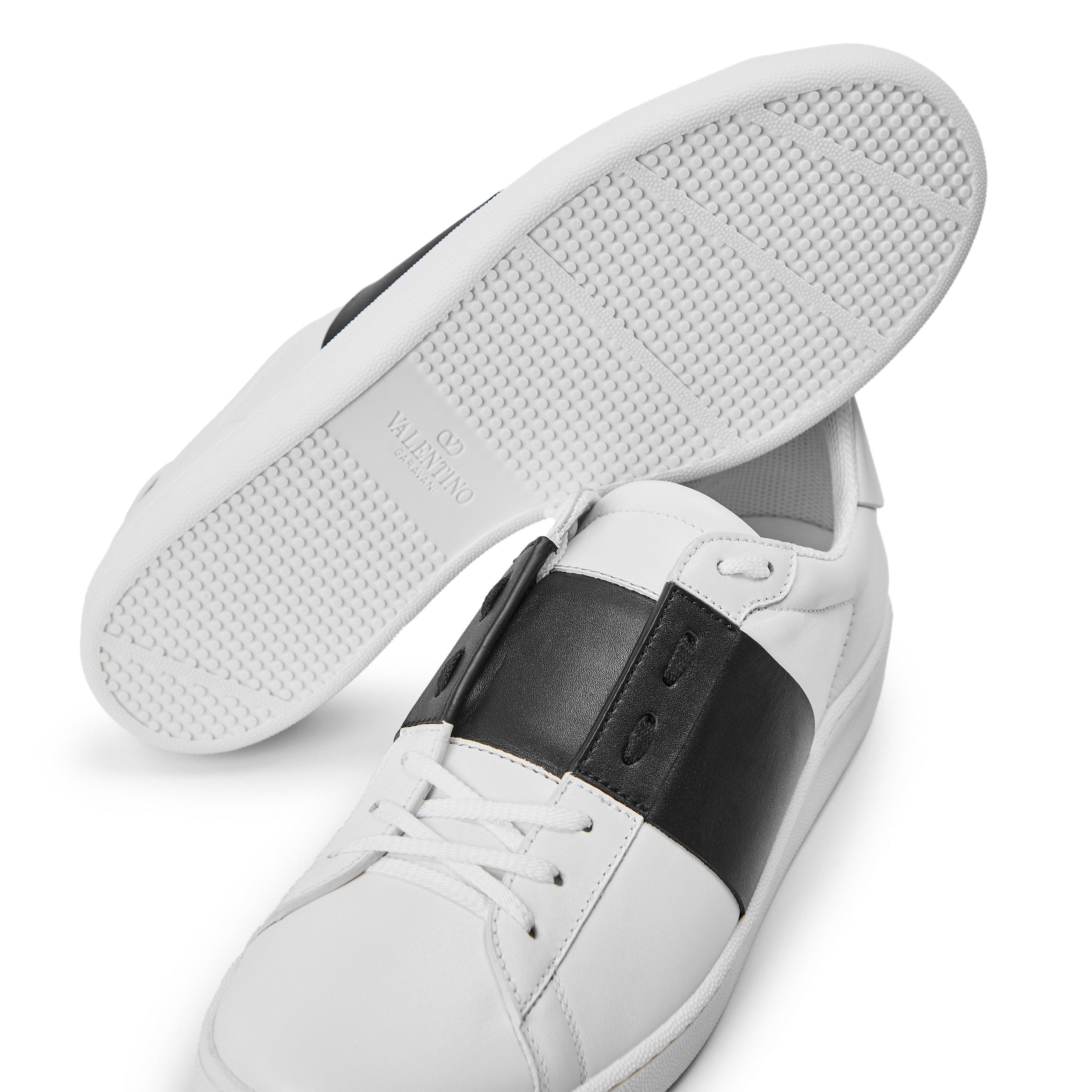 White/Black - Valentino Garavani - VG Open Sneaker Sn64 - 4