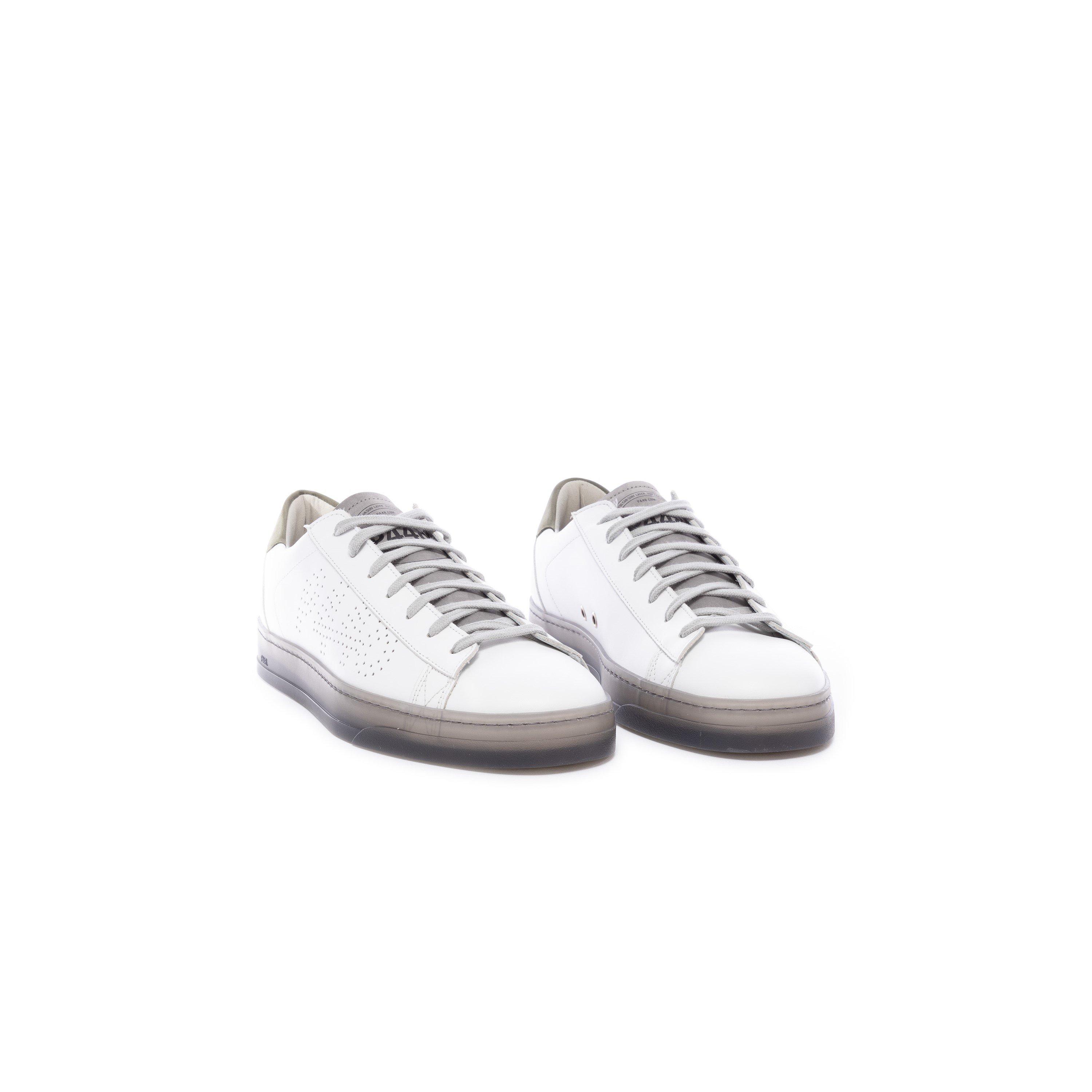 Whi-Grygreen - P448 - Jack Low-Top Trainers