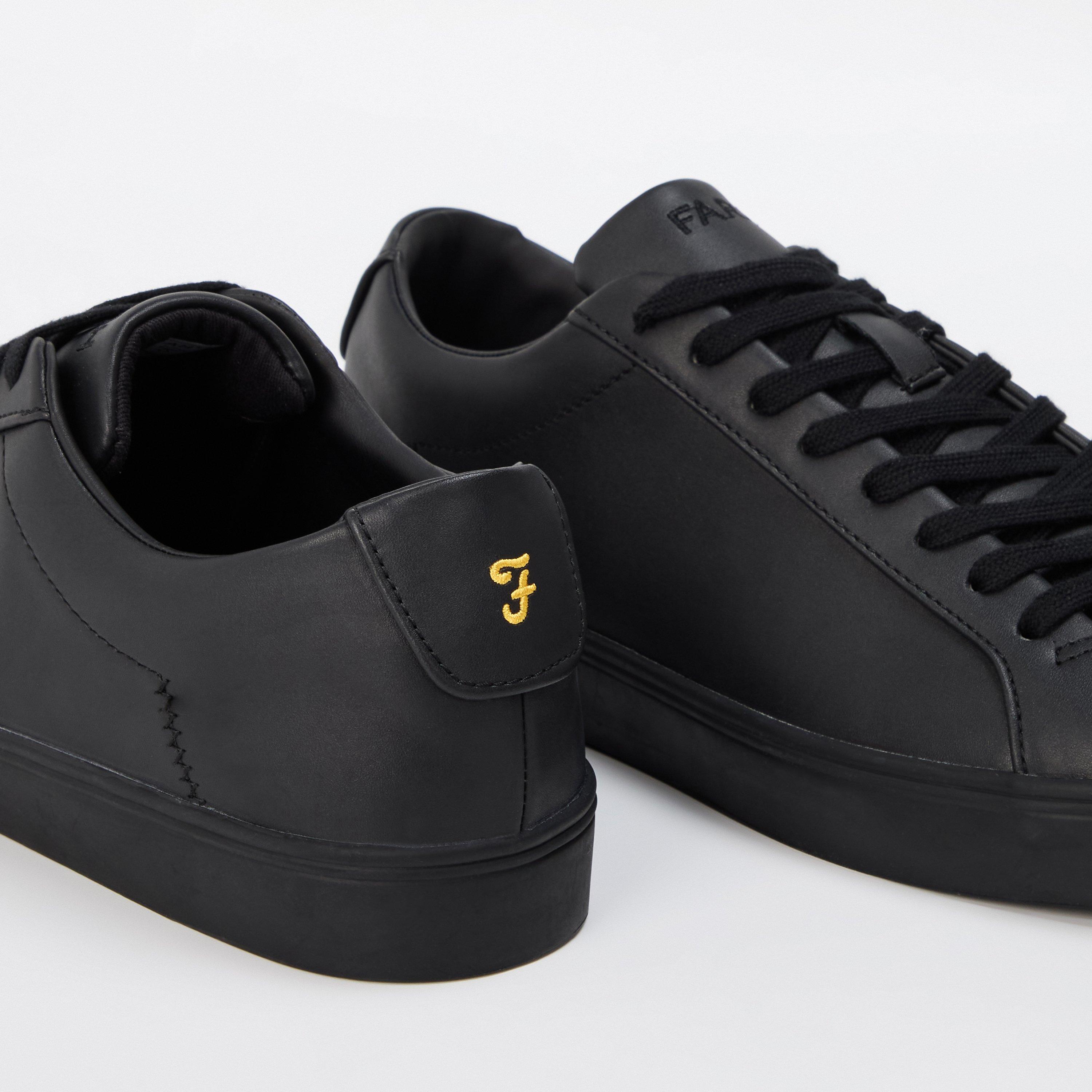 Zwart Mono - Farah - Rigby Cupsole Low Trainers Mens - 4