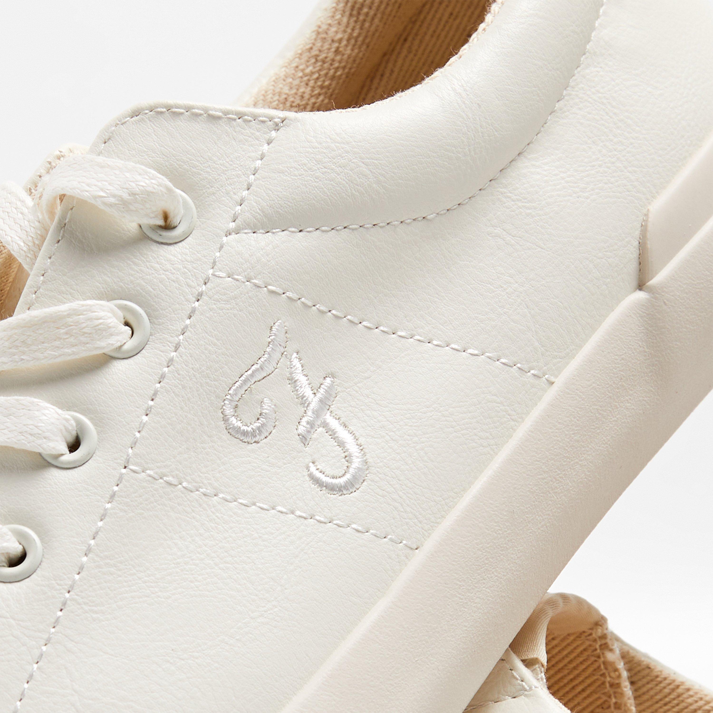 Blanc - Farah - Men's Dallas Vulcanised Low-Top Trainers - 3