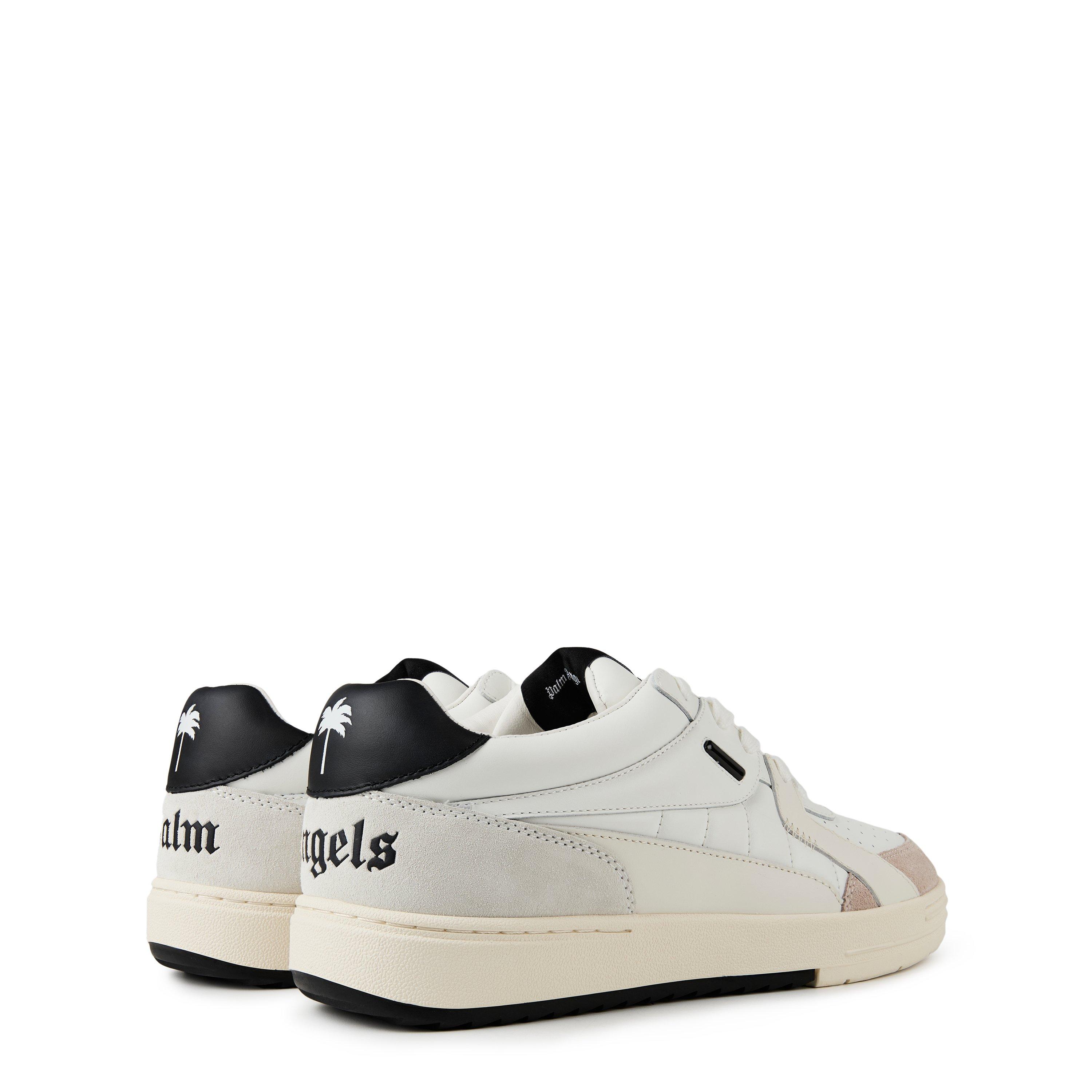 White/Black - Palm Angels - University Trainers - 4