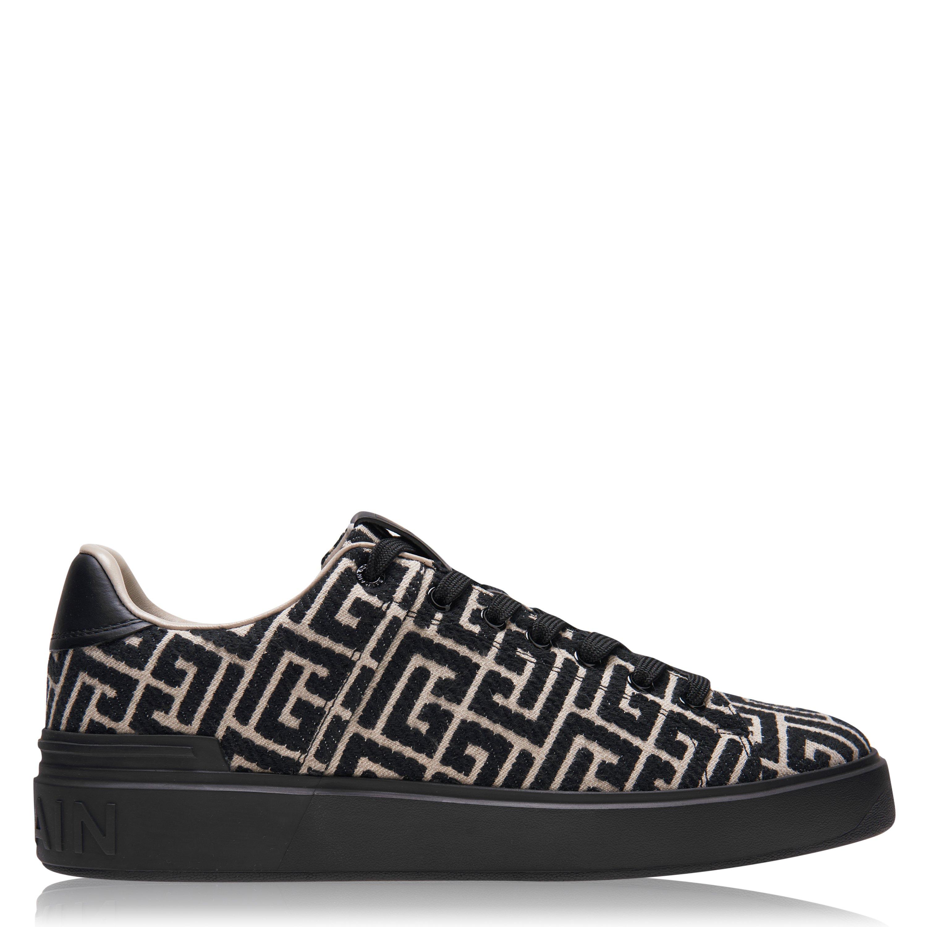 Noir/Ivoire - Balmain - B-Court Monogram - 1