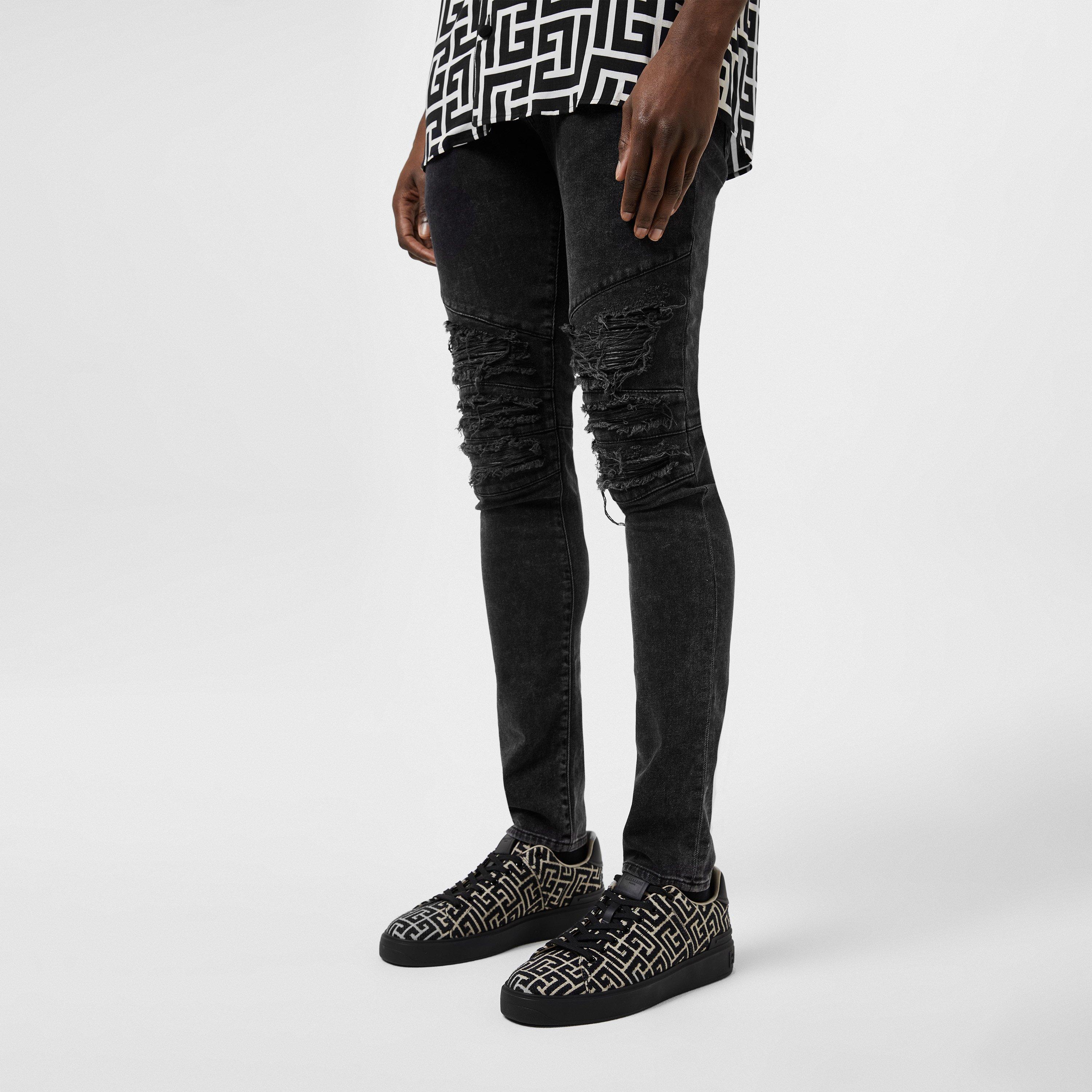 Noir/Ivoire - Balmain - B-Court Monogram - 2