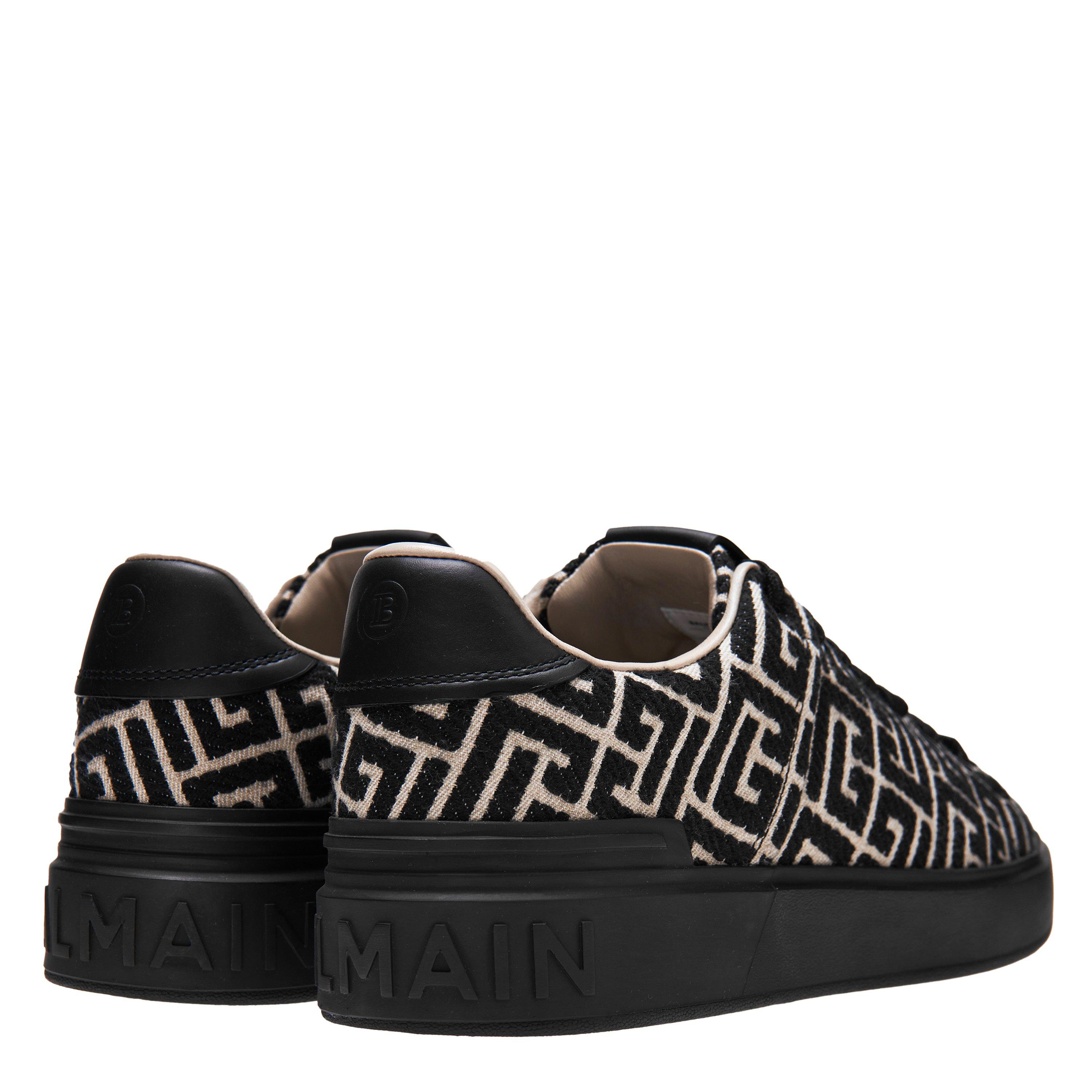 Noir/Ivoire - Balmain - B-Court Monogram - 5