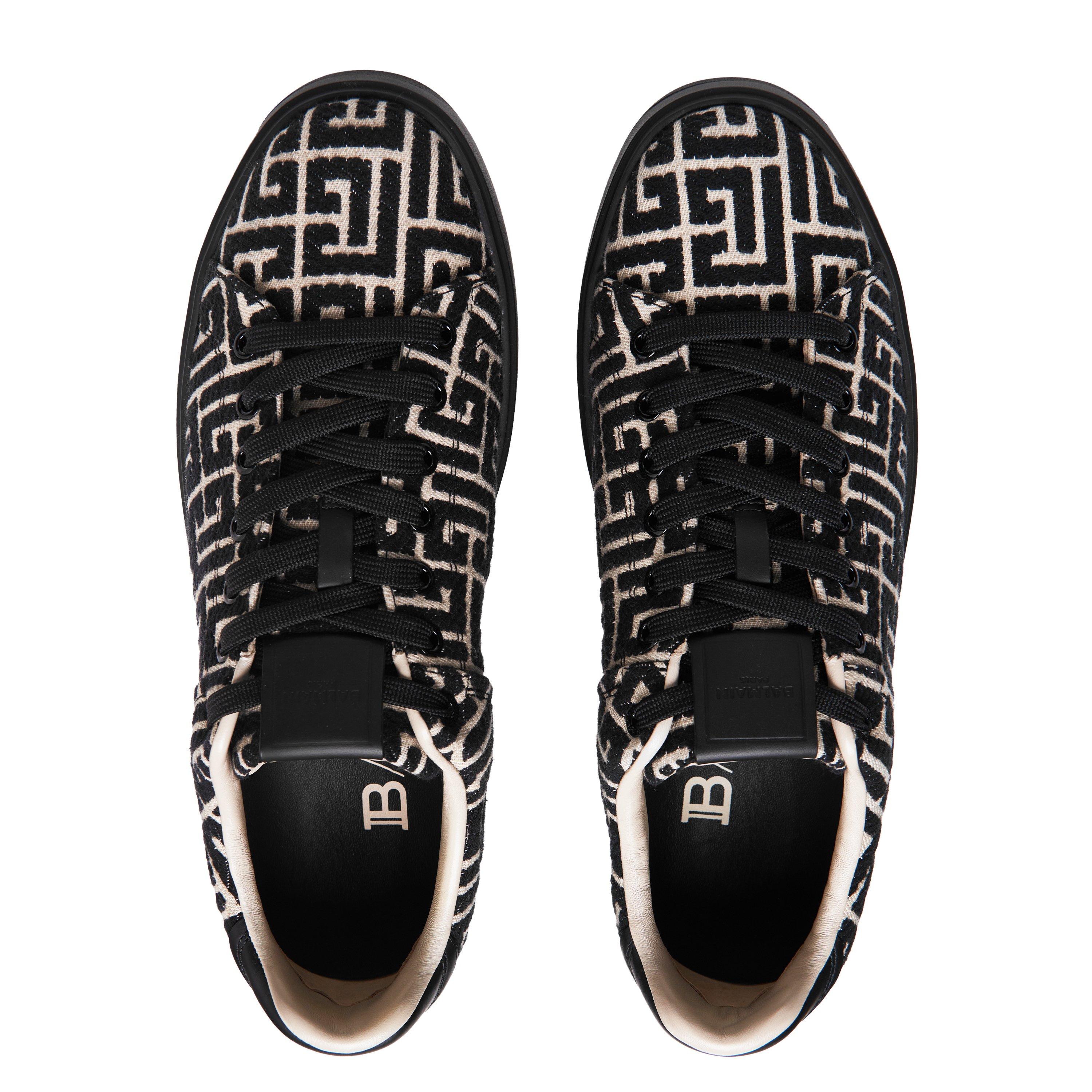 Noir/Ivoire - Balmain - B-Court Monogram - 7