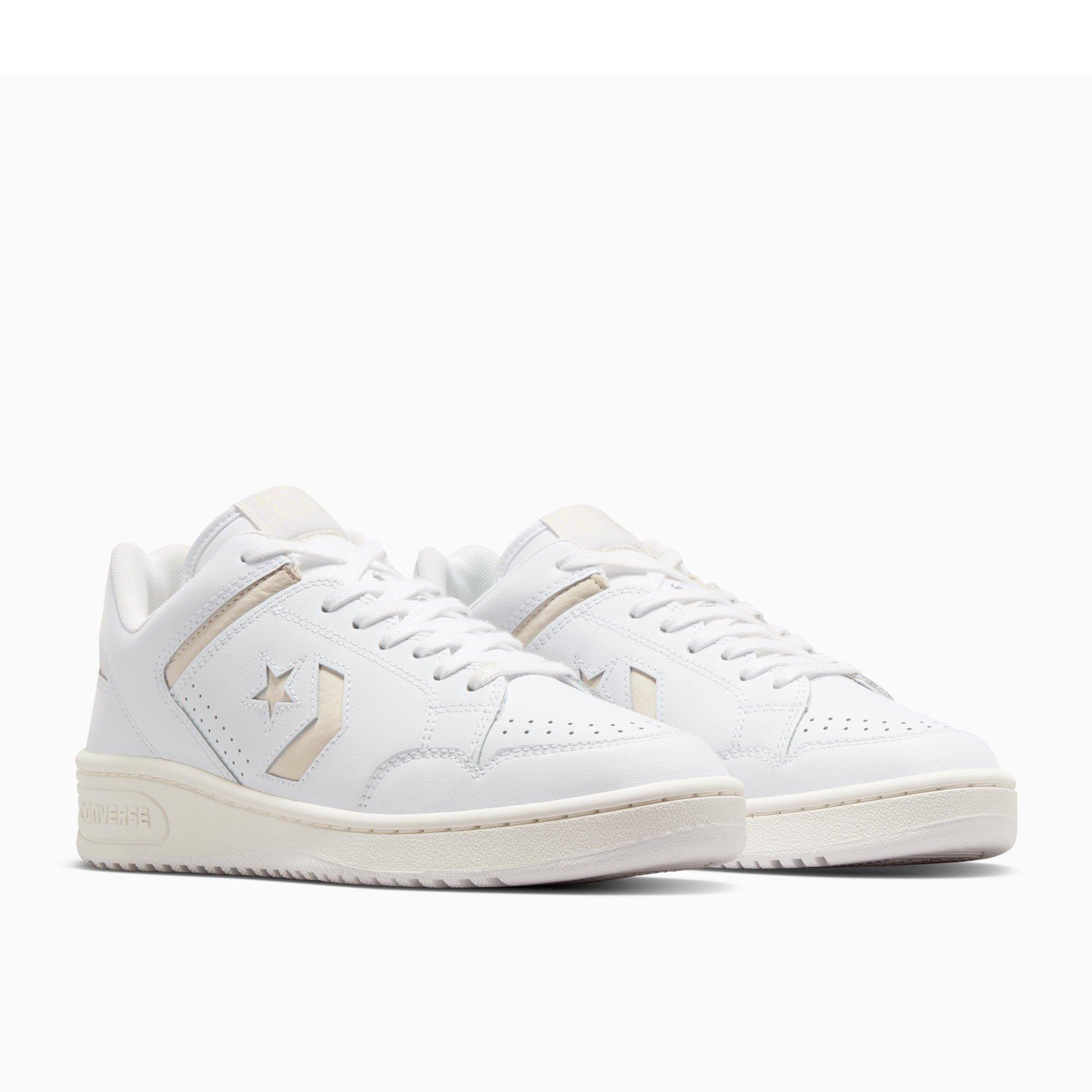 987-White/Egr - Converse - Unisex Adults Weapon Leather Low-Top Trainers - 3