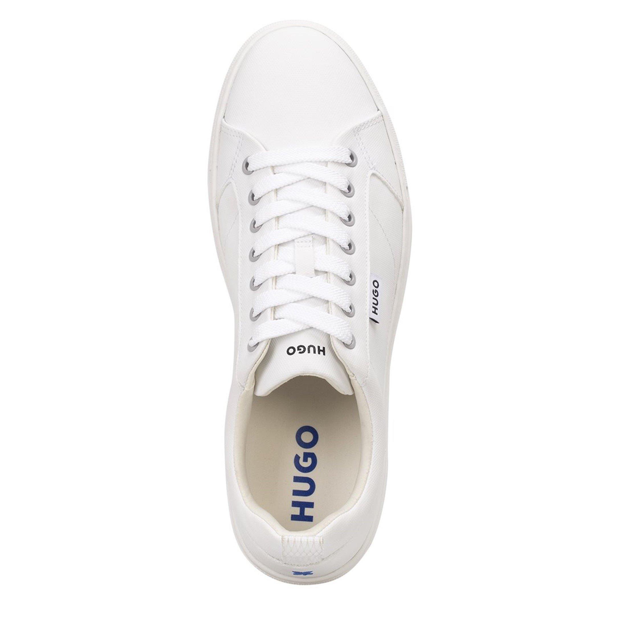 White 100 - Hugo - Men's Blue Low-Top Trainers - 3