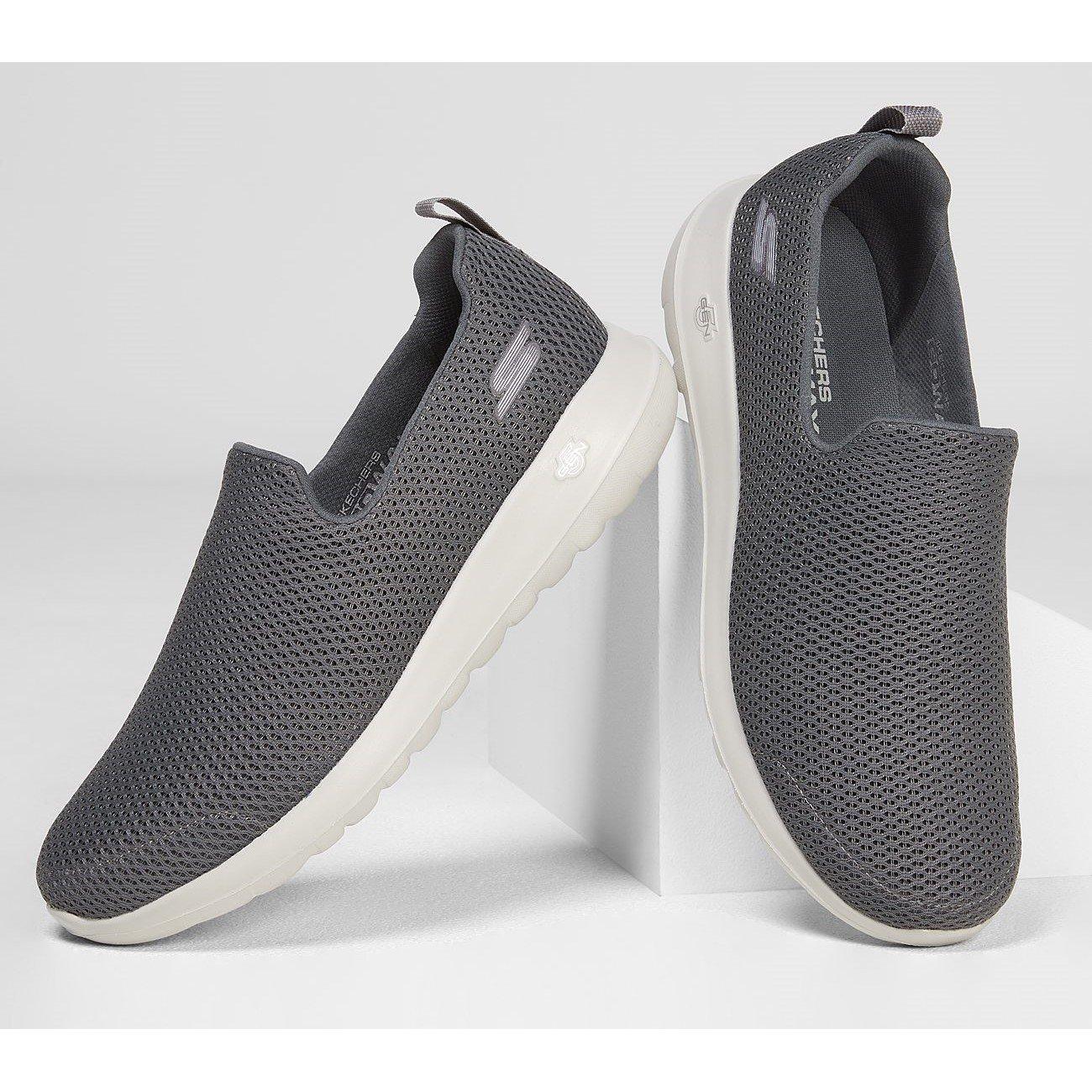 Charcoal - Skechers - GOwalk Max Mens Slip In Trainers - 6