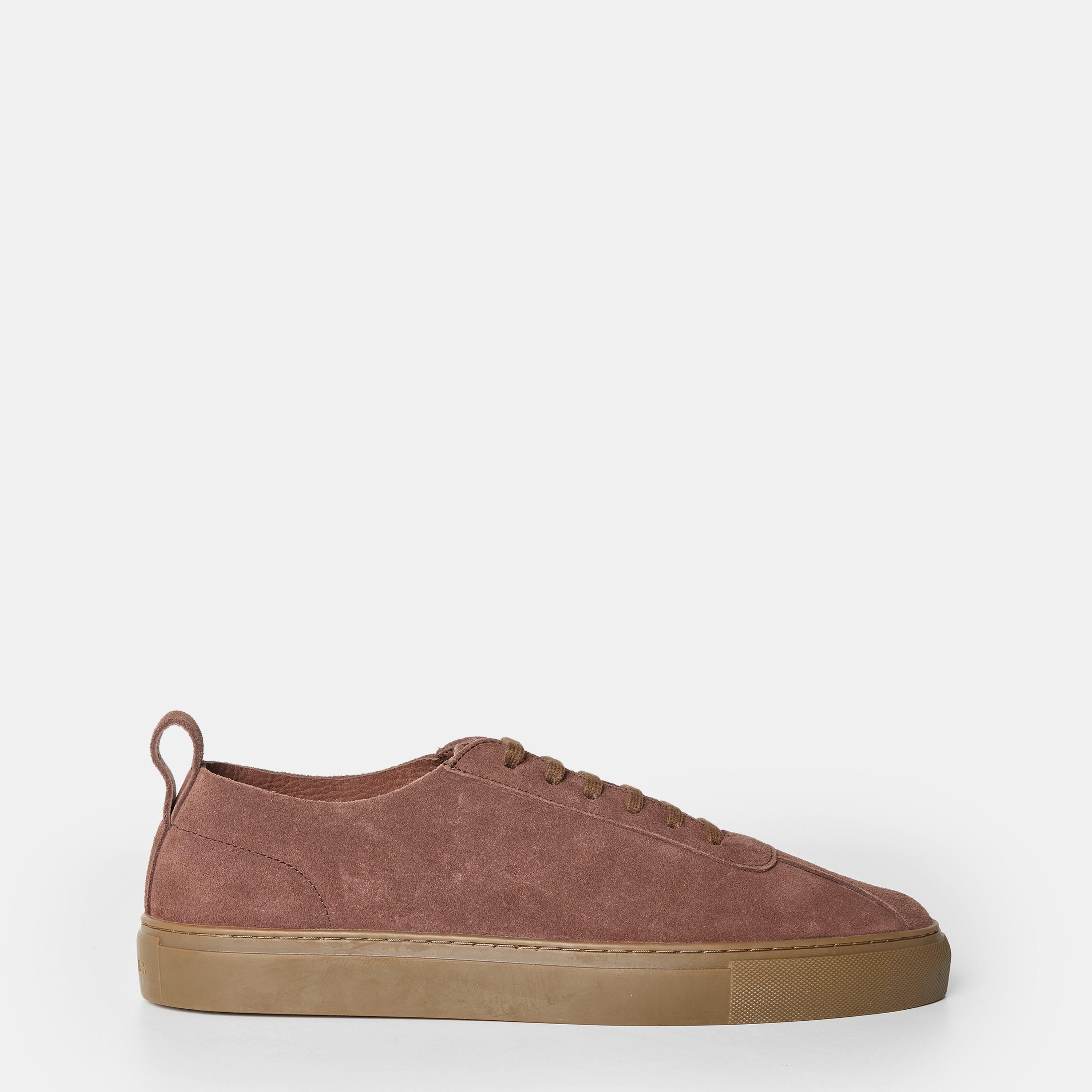Coffee - Grenson - Men's Low-Top Trainers - 1