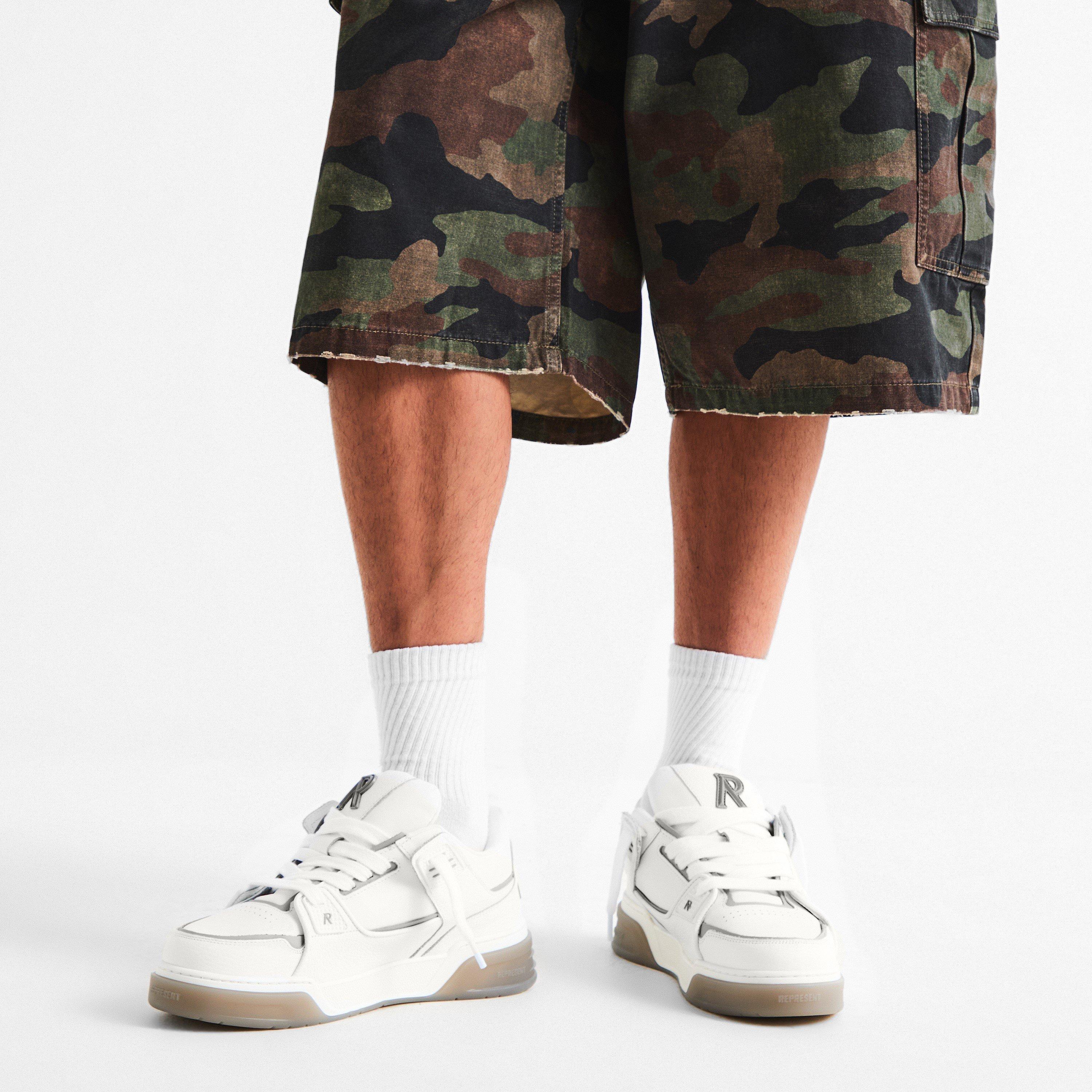White/Grey - Represent - Men's Low-Top Trainers - 3