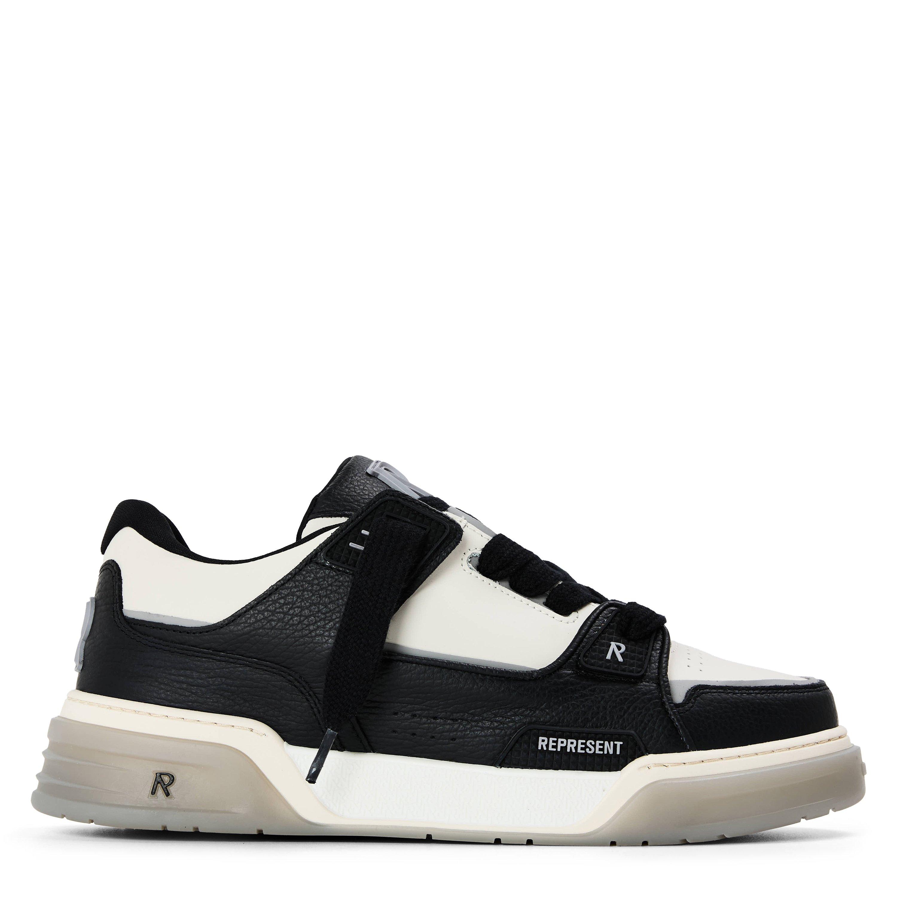 Black/Vnt White - Represent - Men's Low-Top Trainers - 1