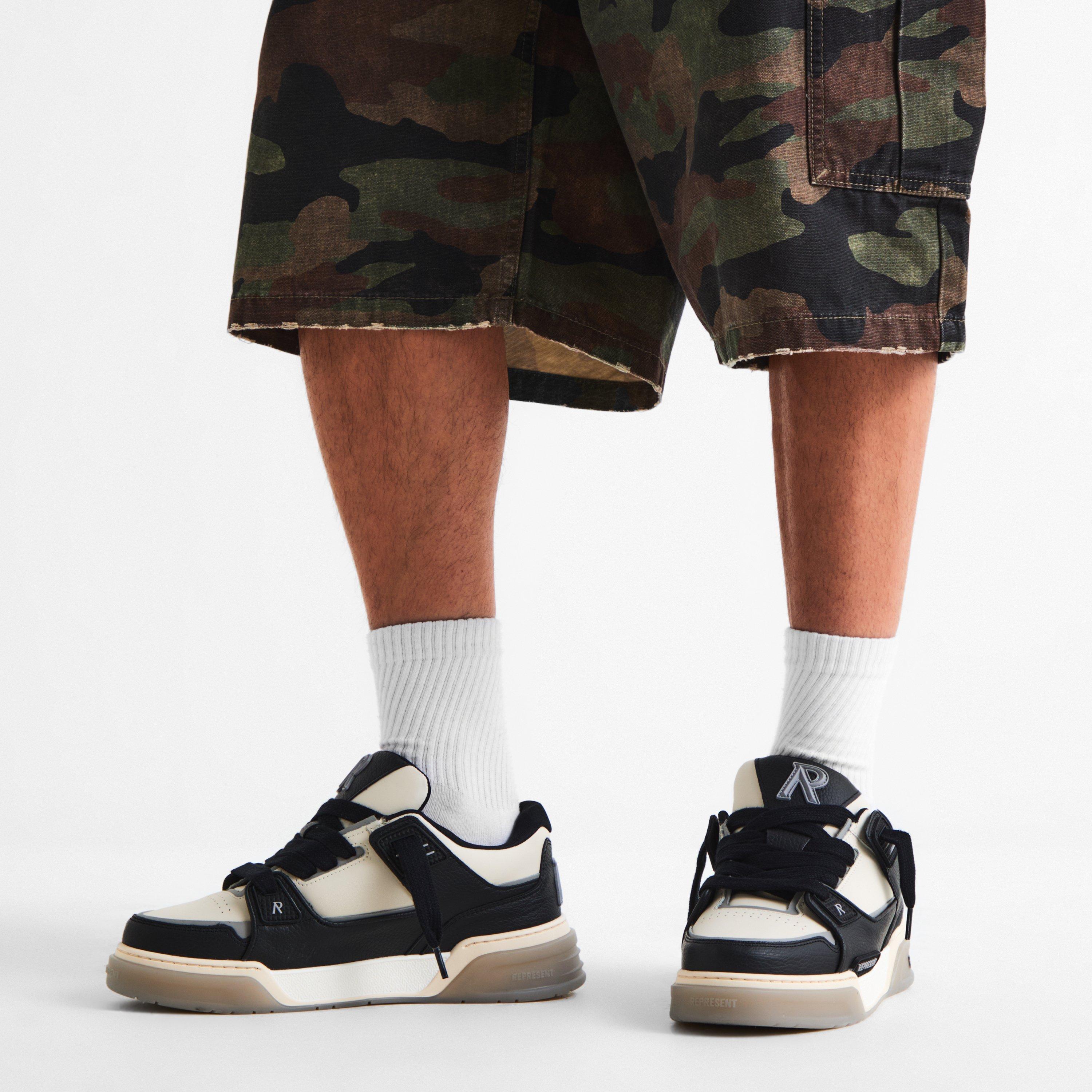 Black/Vnt White - Represent - Men's Low-Top Trainers - 3