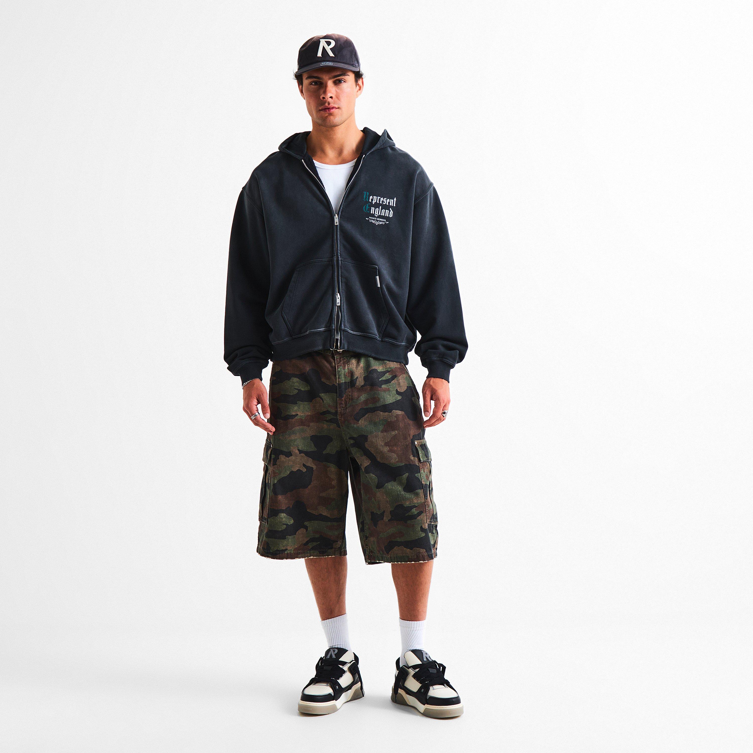 Black/Vnt White - Represent - Men's Low-Top Trainers - 6