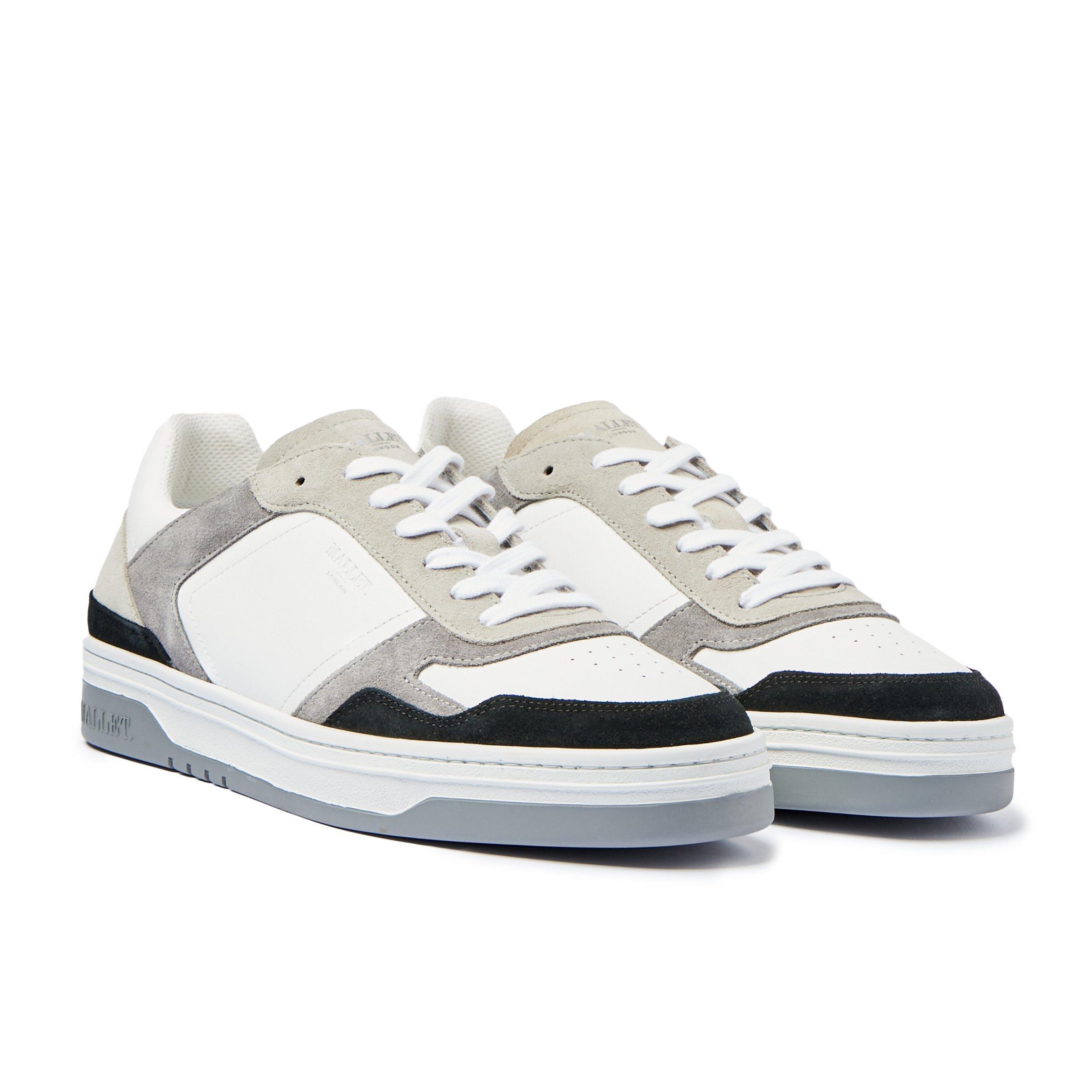 White/Grey - Mallet - Men's Barnsley Low-Top Trainers - 3