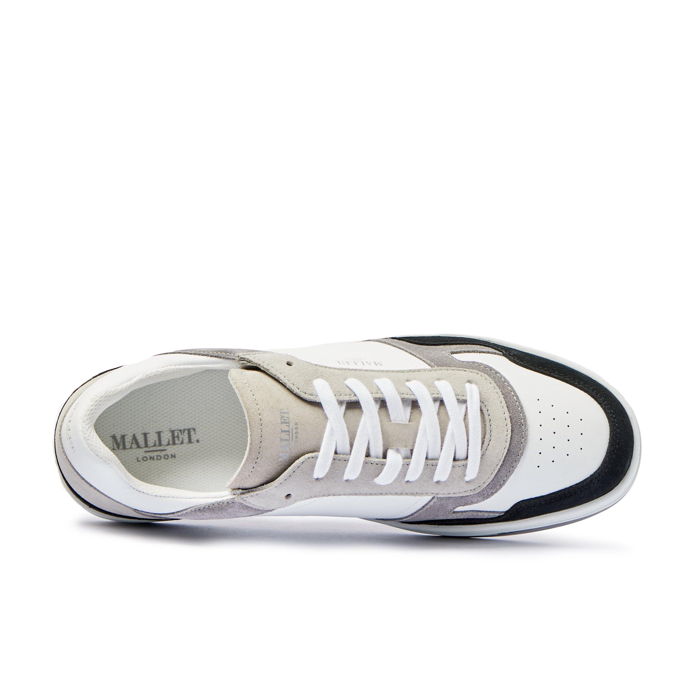 White/Grey - Mallet - Men's Barnsley Low-Top Trainers - 5