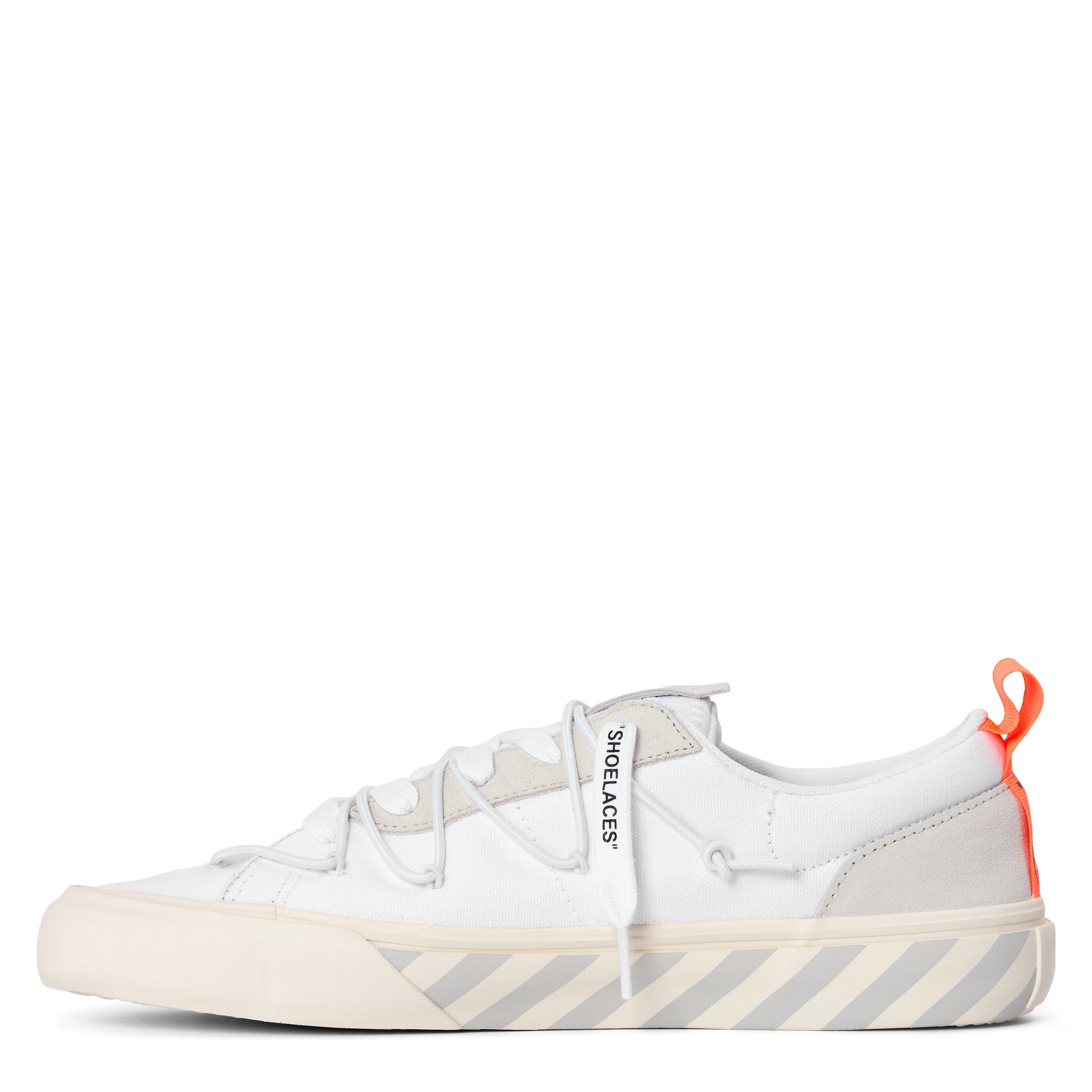 White/Lt Grey - L AB Off White - Men's Tape Canvas Vulcan Low-Top Trainers - 2