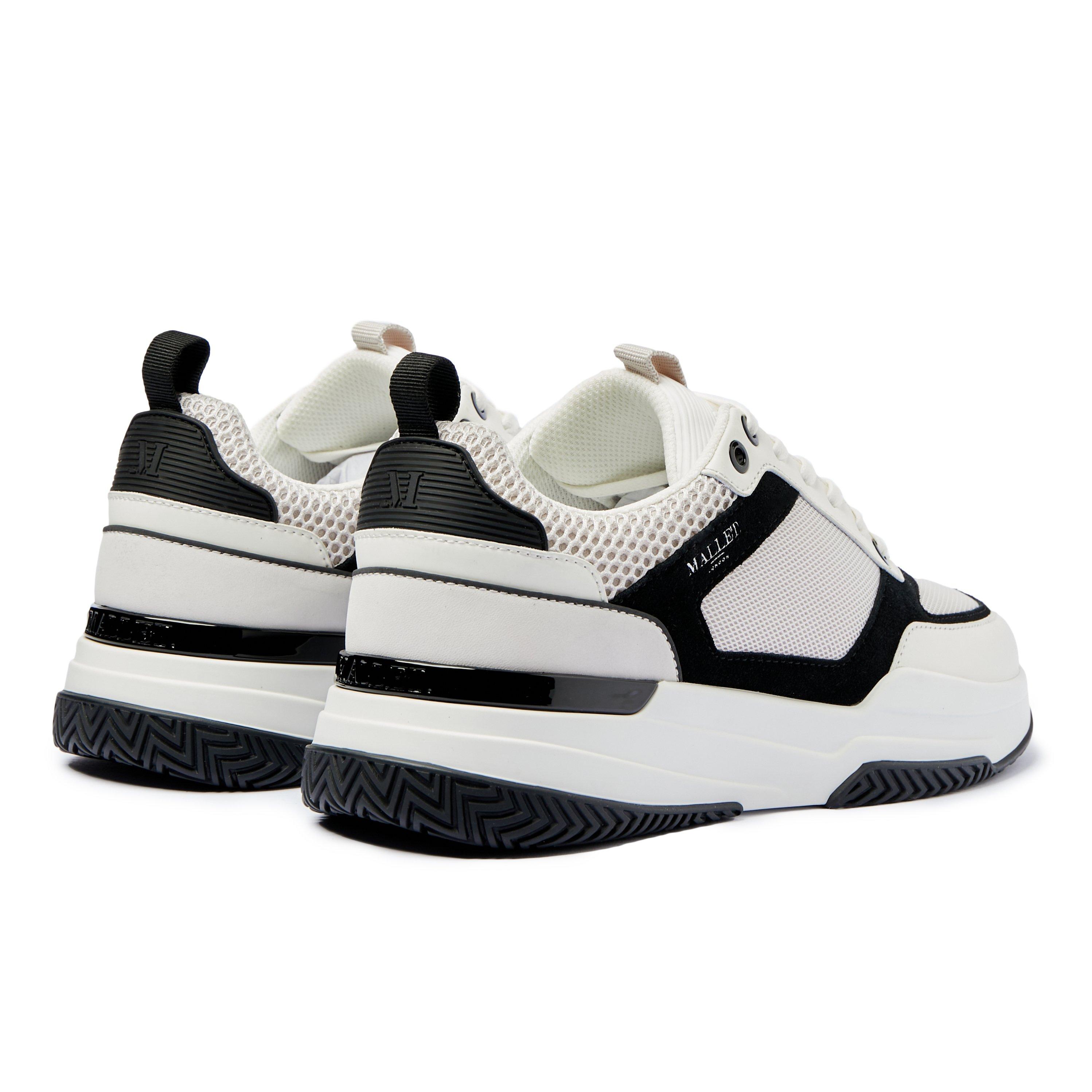 White/Black - Mallet - Men's Radnor Low-Top Trainers - 2