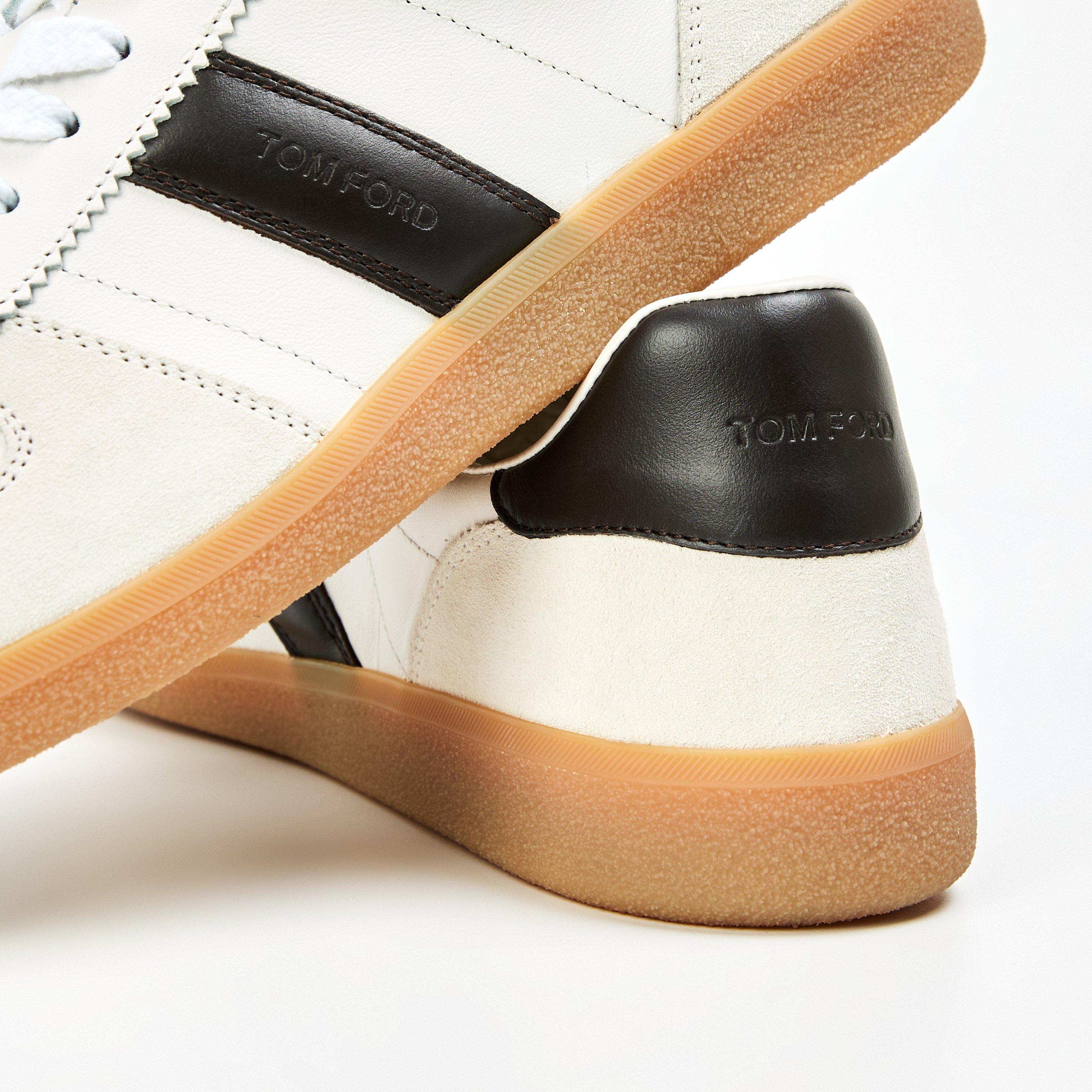 White/Black - Tom Ford - Men's Low Trainers - 4