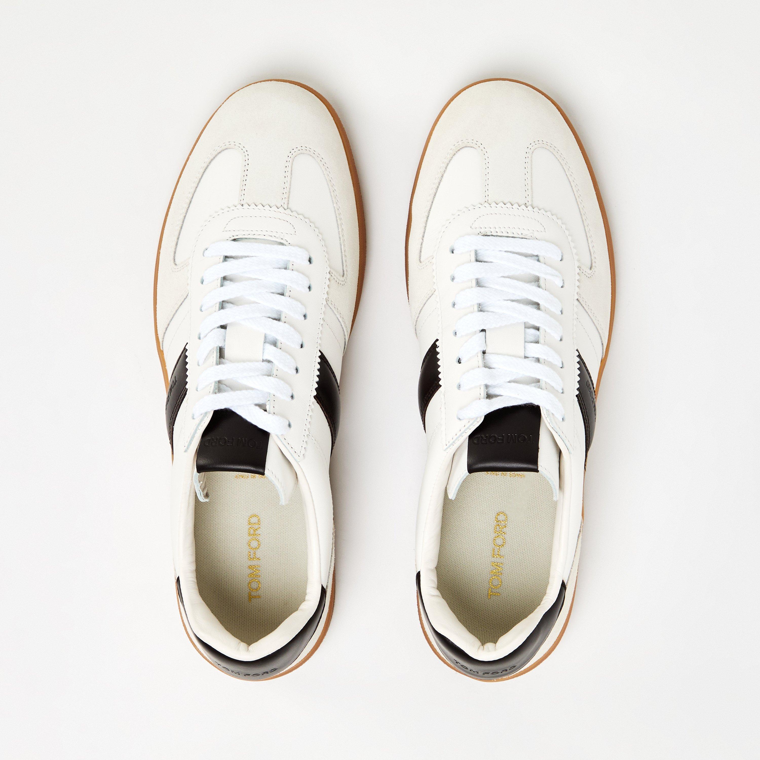 White/Black - Tom Ford - Men's Low Trainers - 5