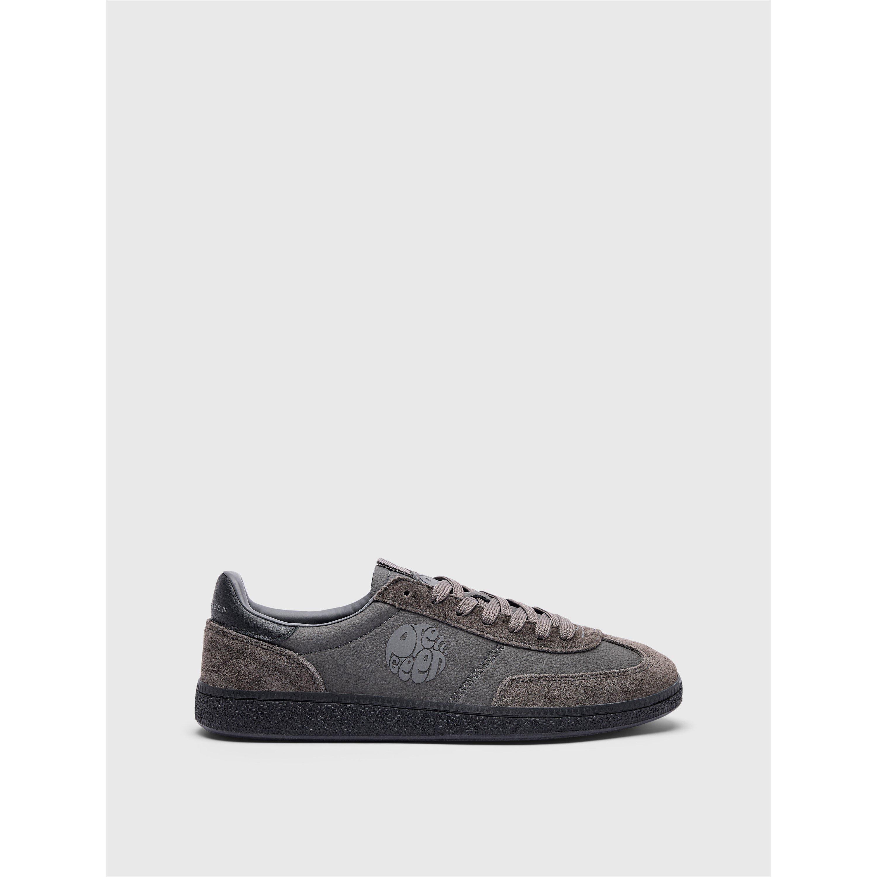 Grey Black - Pretty Green - Men's PG Ramblas Low-Top Trainers - 1